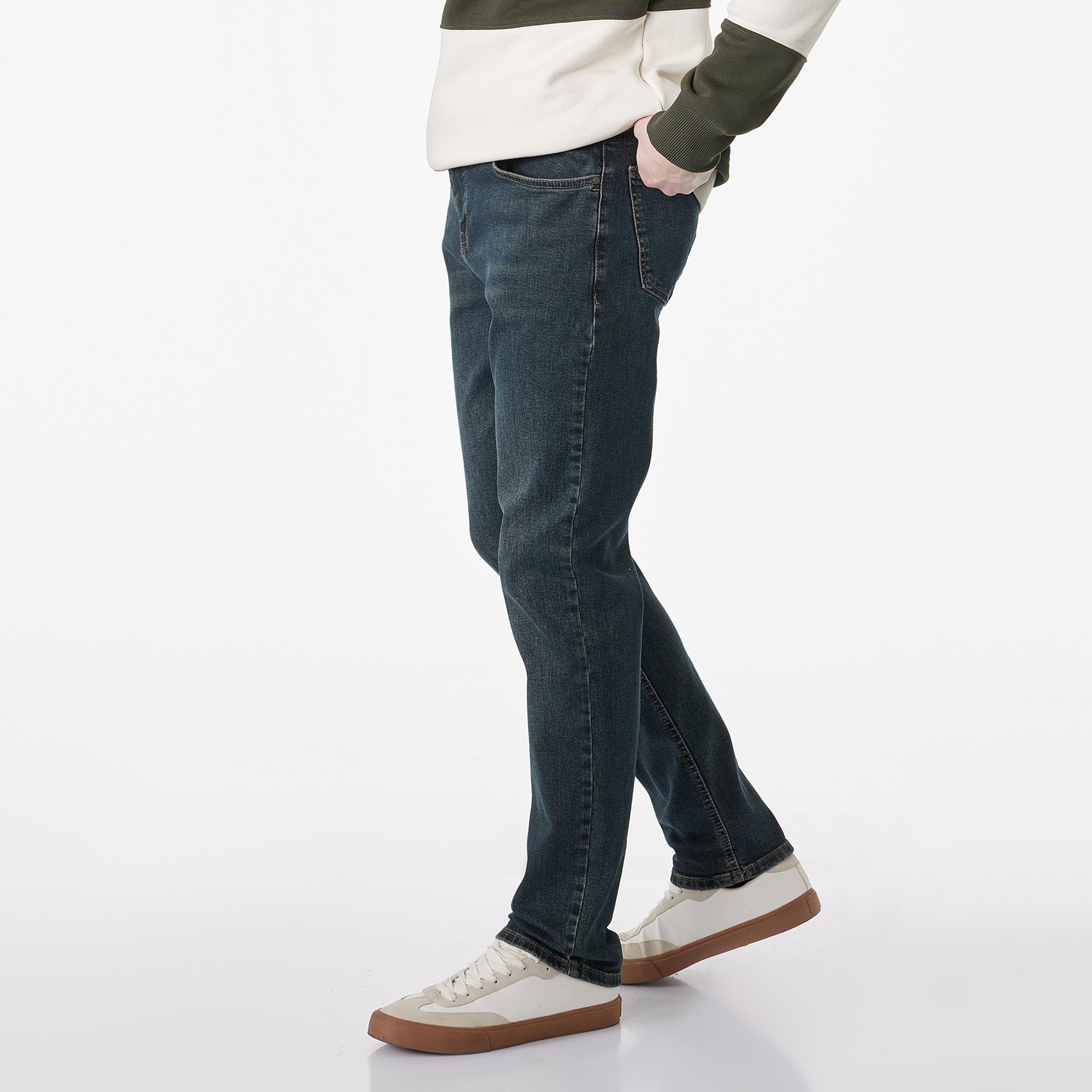 KOTON Slim Fit Plain Mid-Rise Men's Jeans-men-clothing-bottoms-jeans-image-4