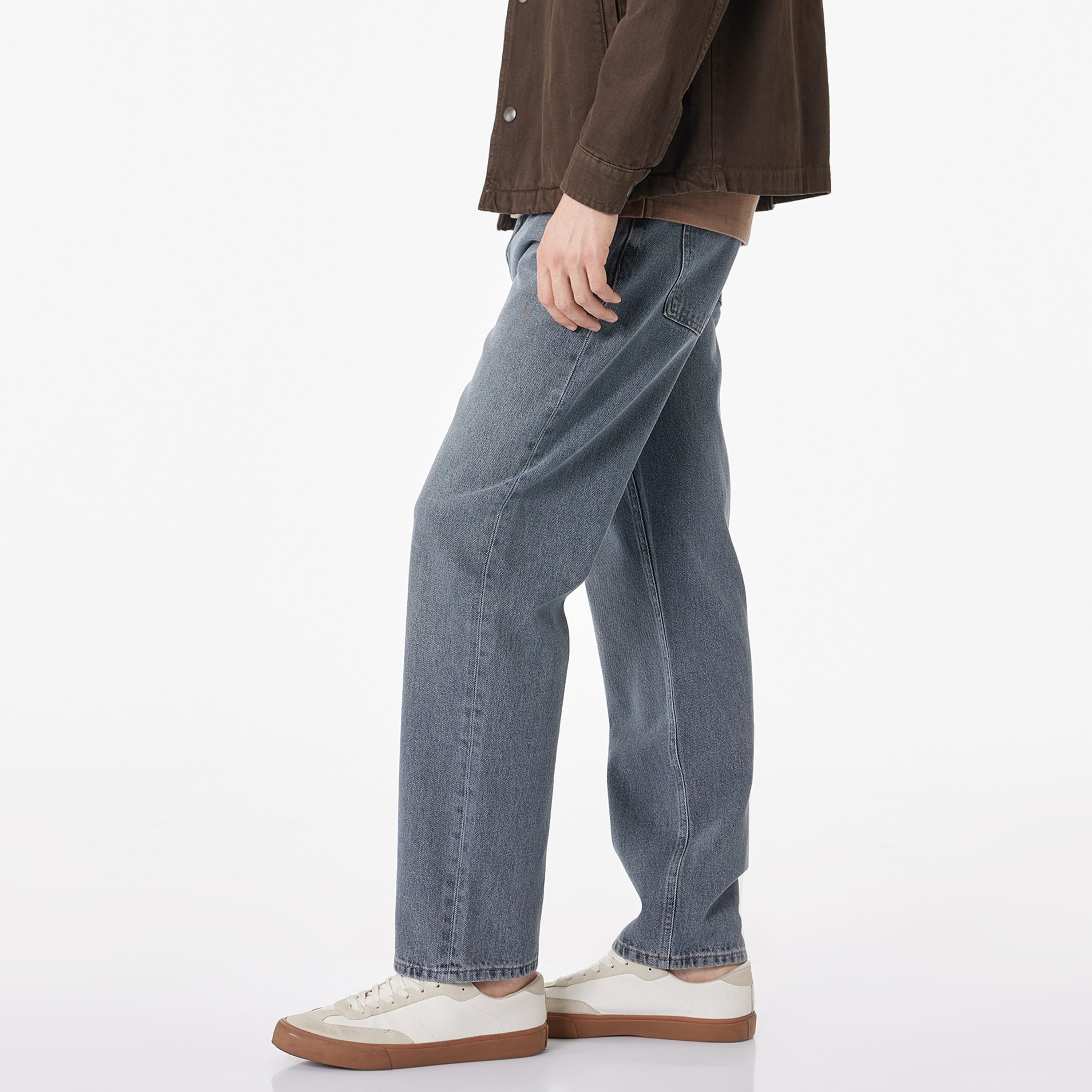 KOTON Straight Fit Plain Mid-Rise Men's Jeans-men-clothing-bottoms-jeans-image-4