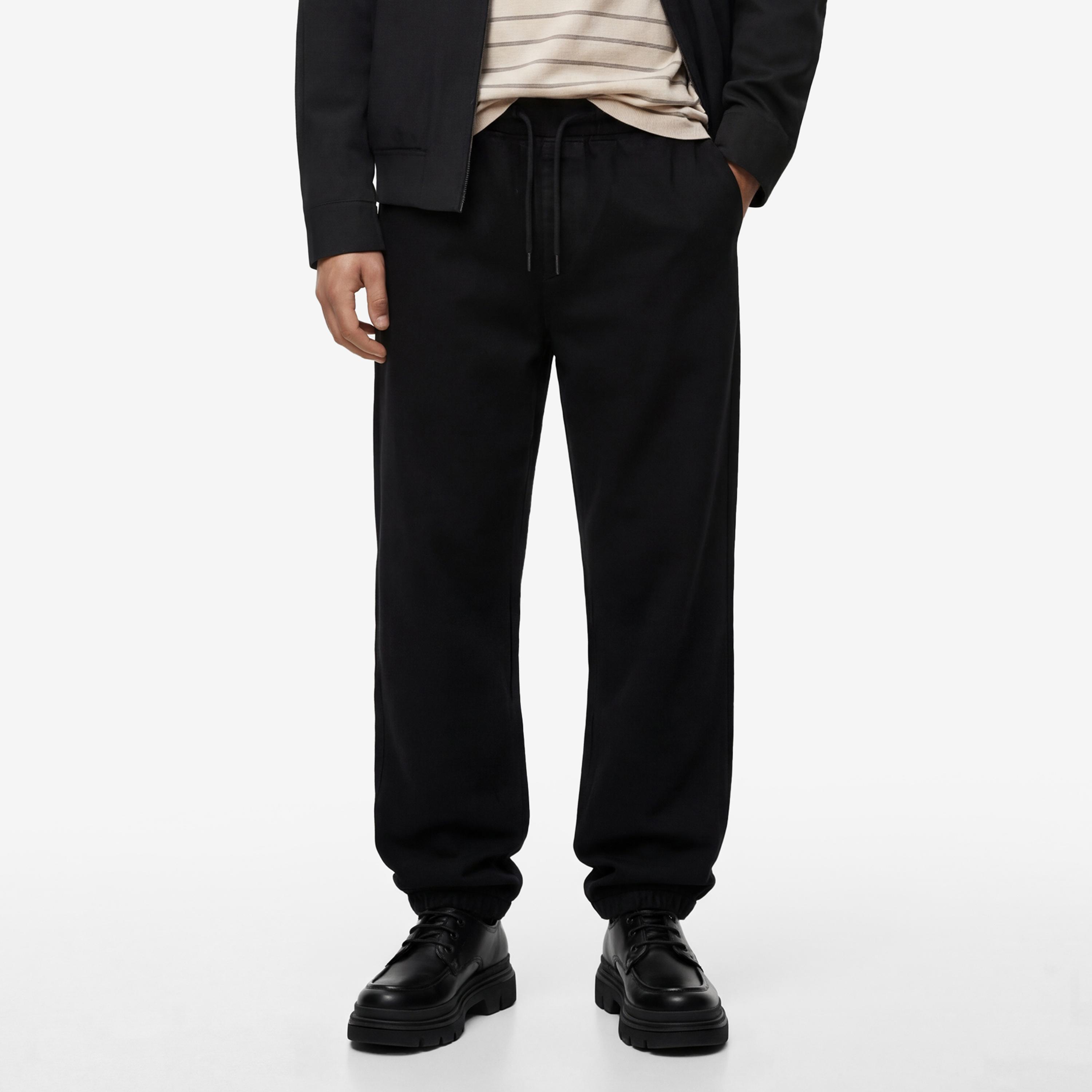 KOTON Oversize Fit Plain Mid-Rise Men's Jeans-men-clothing-bottoms-jeans-image-1