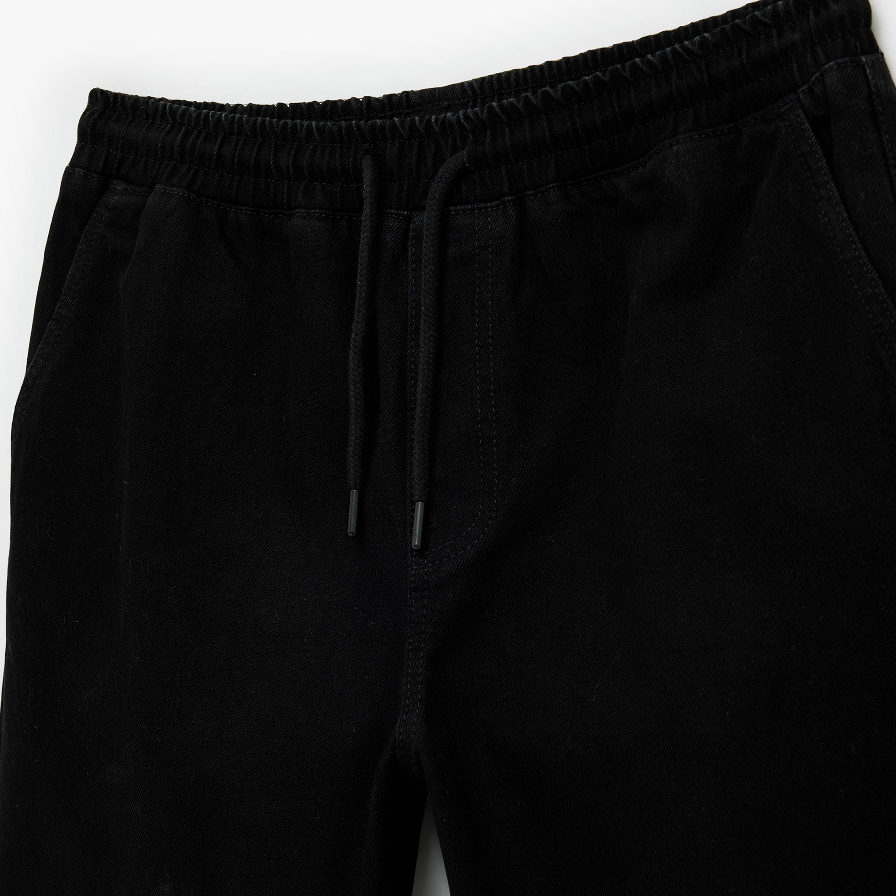 KOTON Oversize Fit Plain Mid-Rise Men's Jeans-men-clothing-bottoms-jeans-image-5