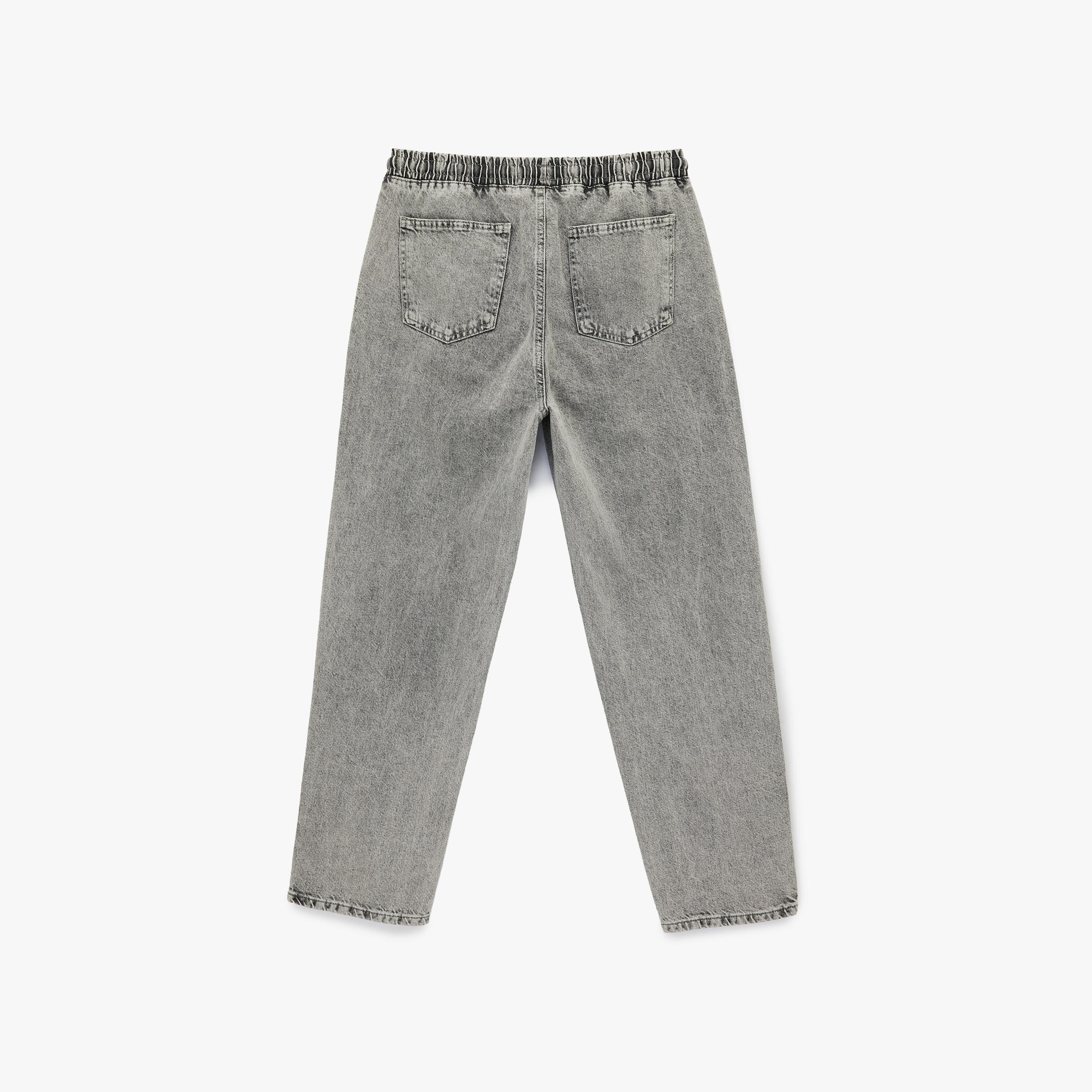 KOTON Oversize Fit Plain Mid-Rise Men's Jeans-men-clothing-bottoms-jeans-image-5