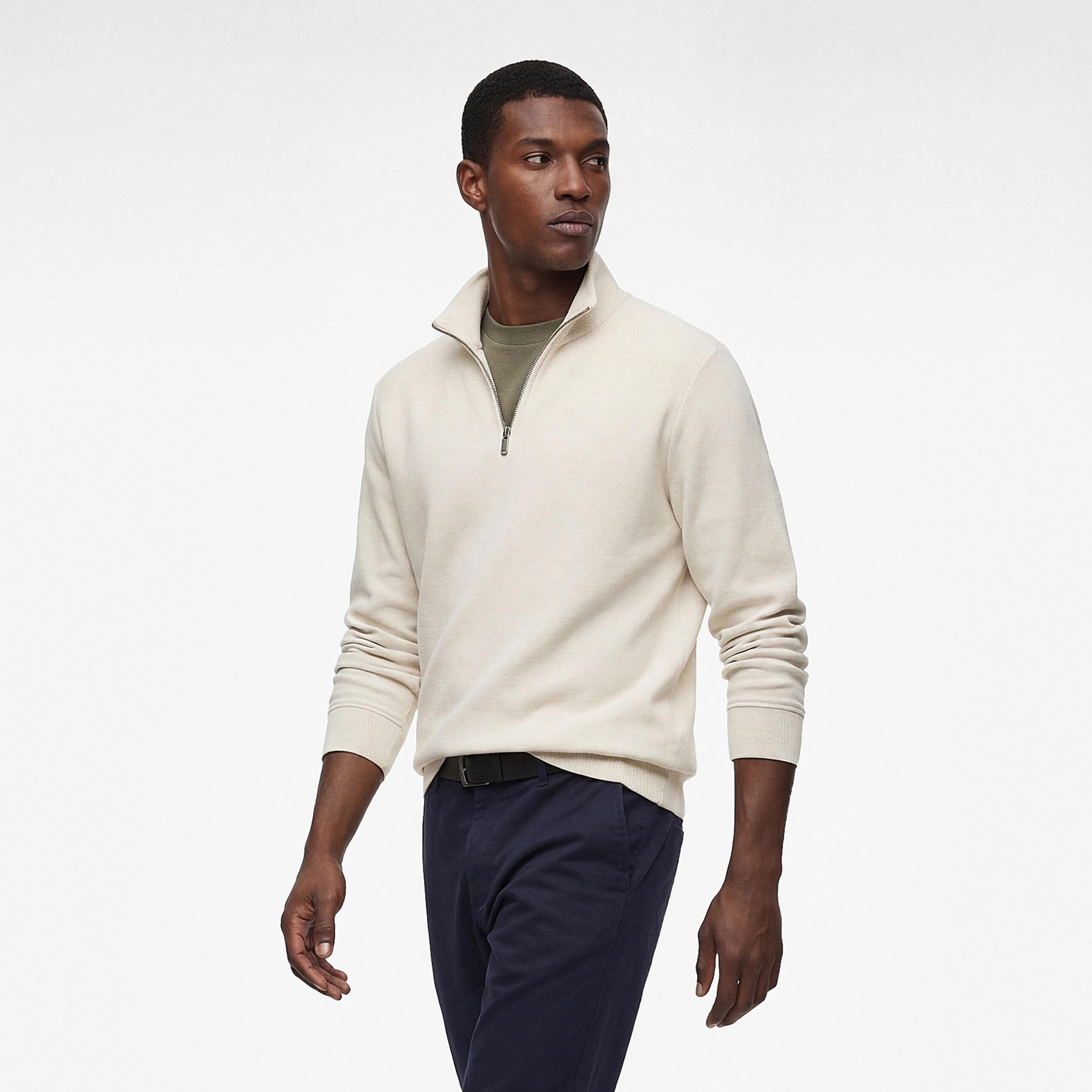 KOTON Ribbed High Neck Long Sleeves Men's Sweatshirt-men-winterwear-hoodiesandsweatshirts-image-3