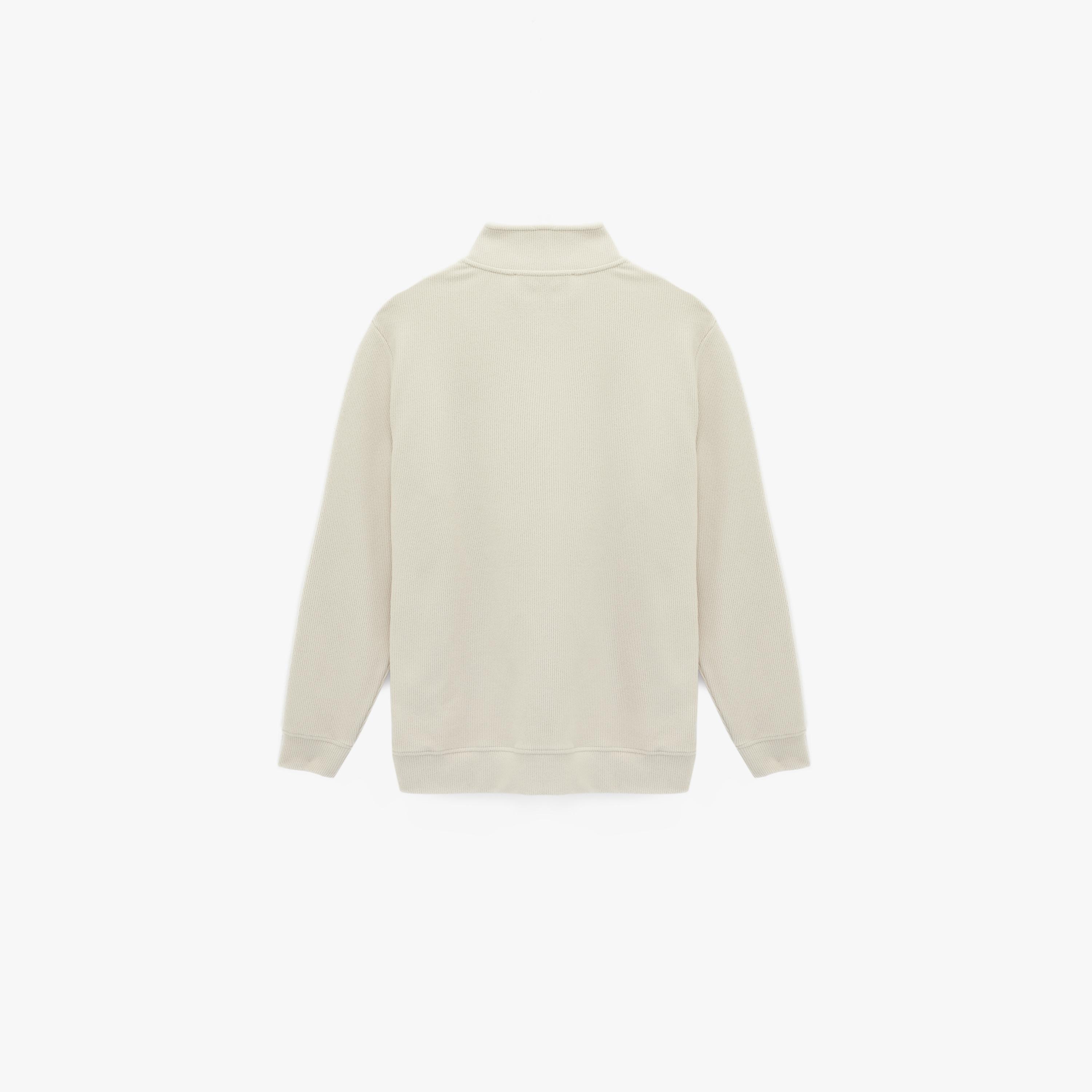 KOTON Ribbed High Neck Long Sleeves Men's Sweatshirt-men-winterwear-hoodiesandsweatshirts-image-5