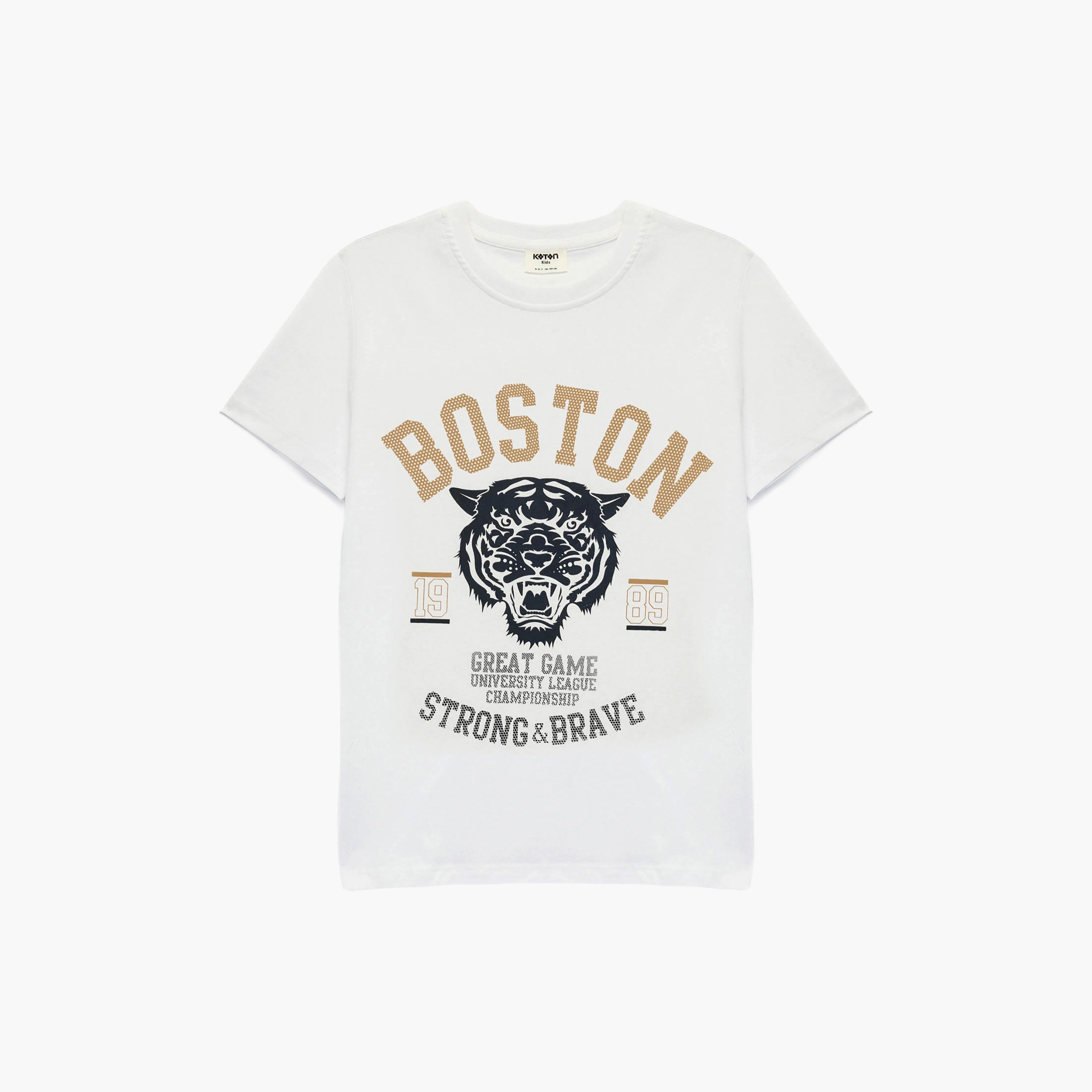 تي شيرت مطبوع بأكمام قصيرة من كوتون-boys-clothing-tshirtsandpolos-image-1