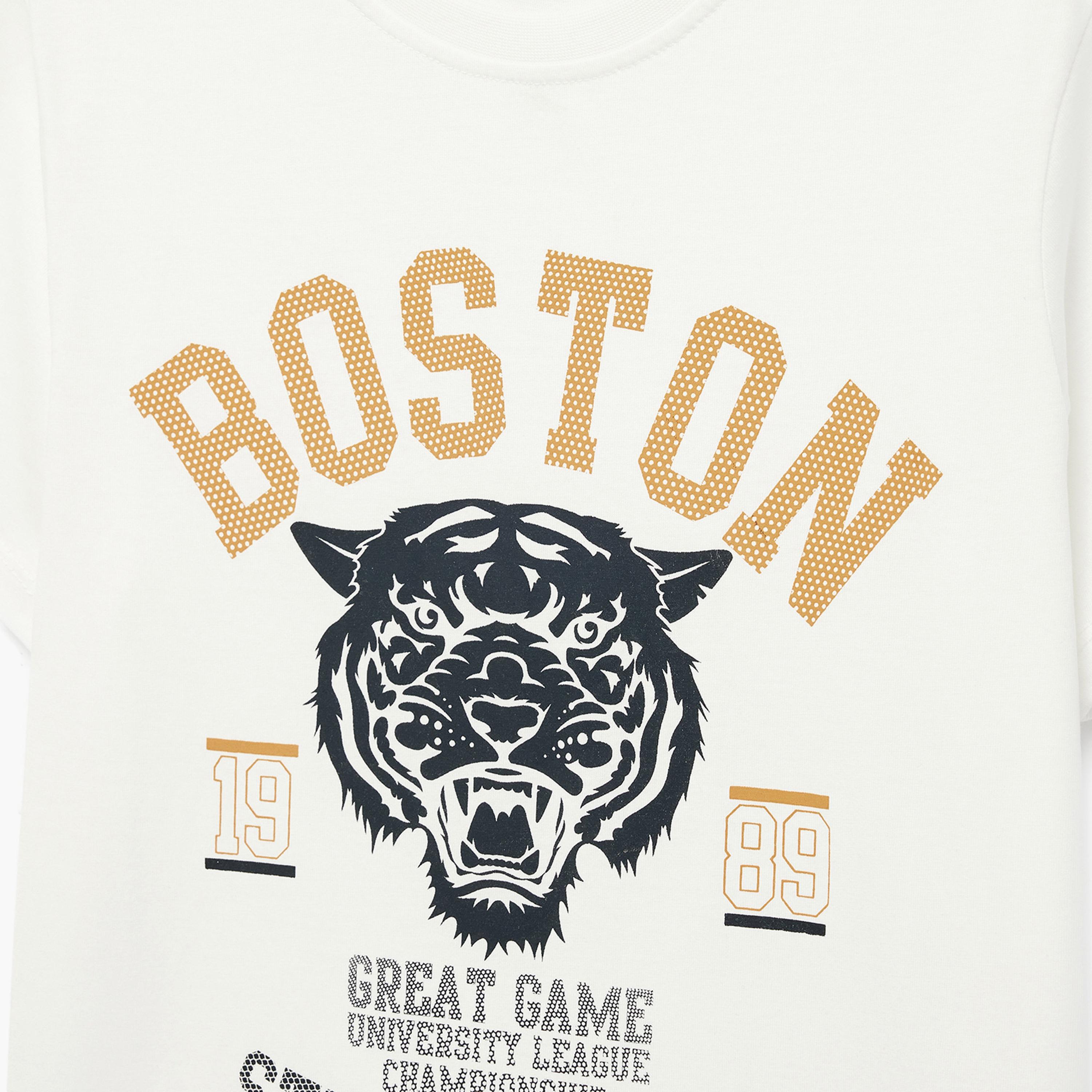 تي شيرت مطبوع بأكمام قصيرة من كوتون-boys-clothing-tshirtsandpolos-image-3