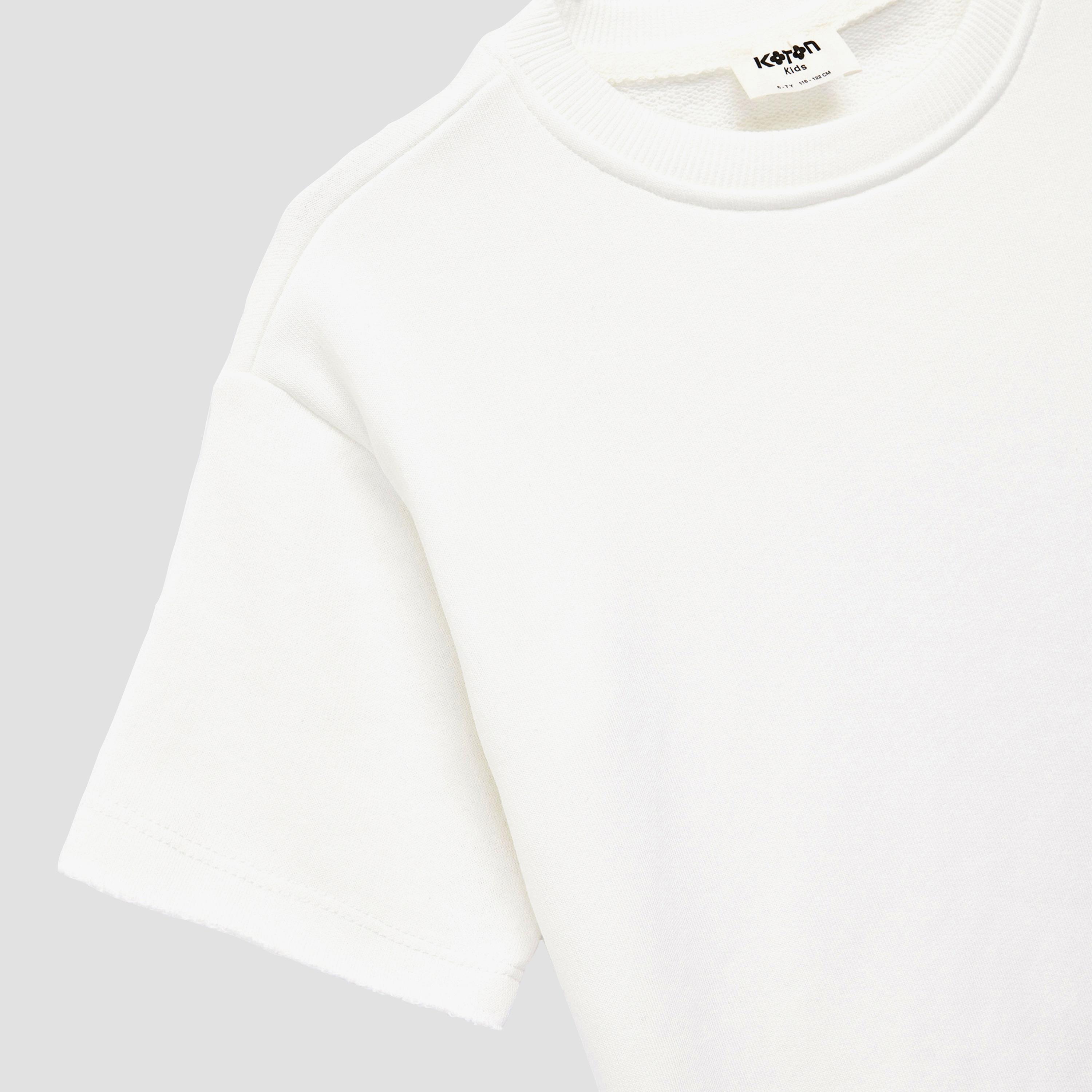 تي شيرت سادة بأكمام قصيرة وقصة "أوفرسايزد" من كوتون-boys-clothing-tshirtsandpolos-image-3