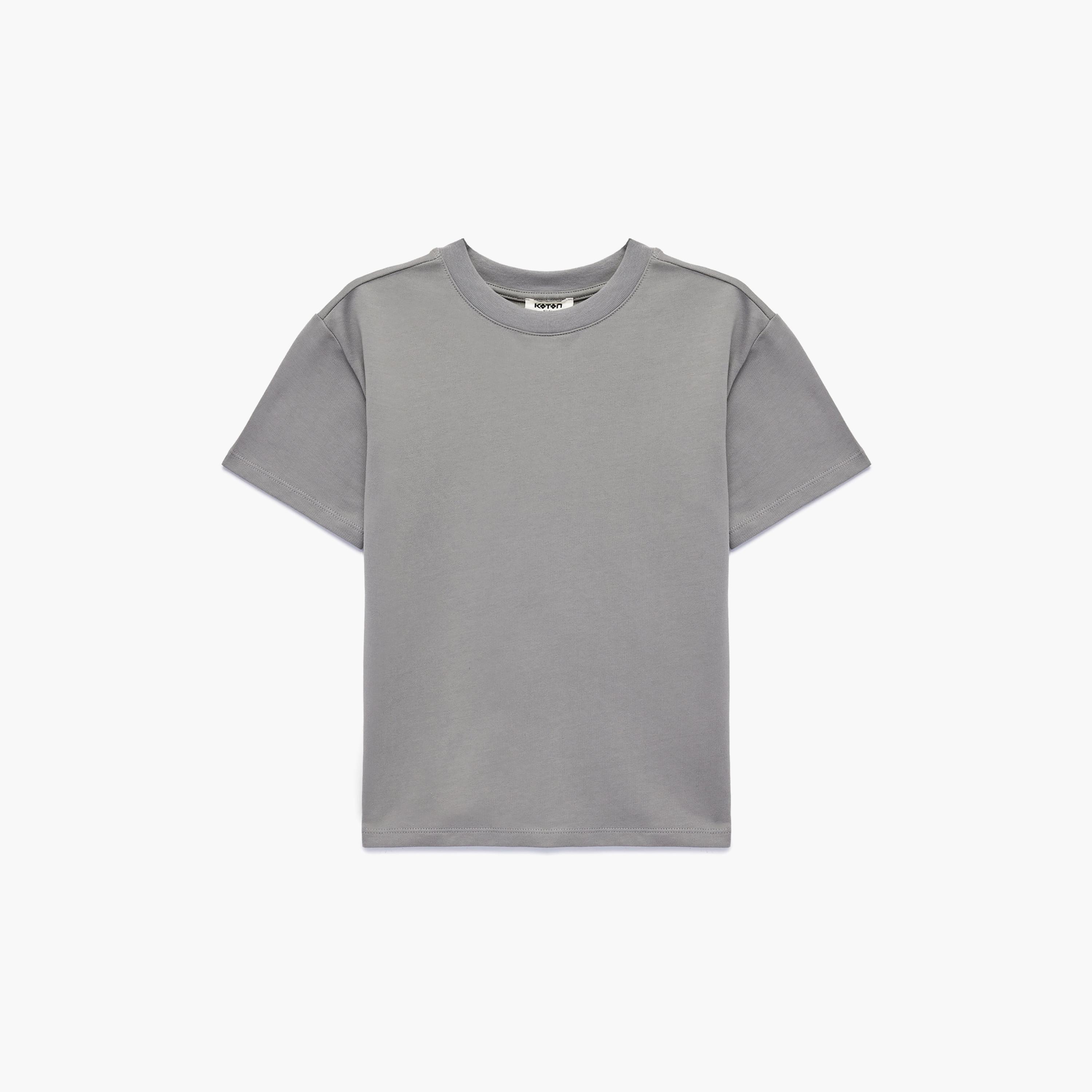Koton Short Sleeves Solid T-Shirt-boys-clothing-tshirtsandpolos-image-1