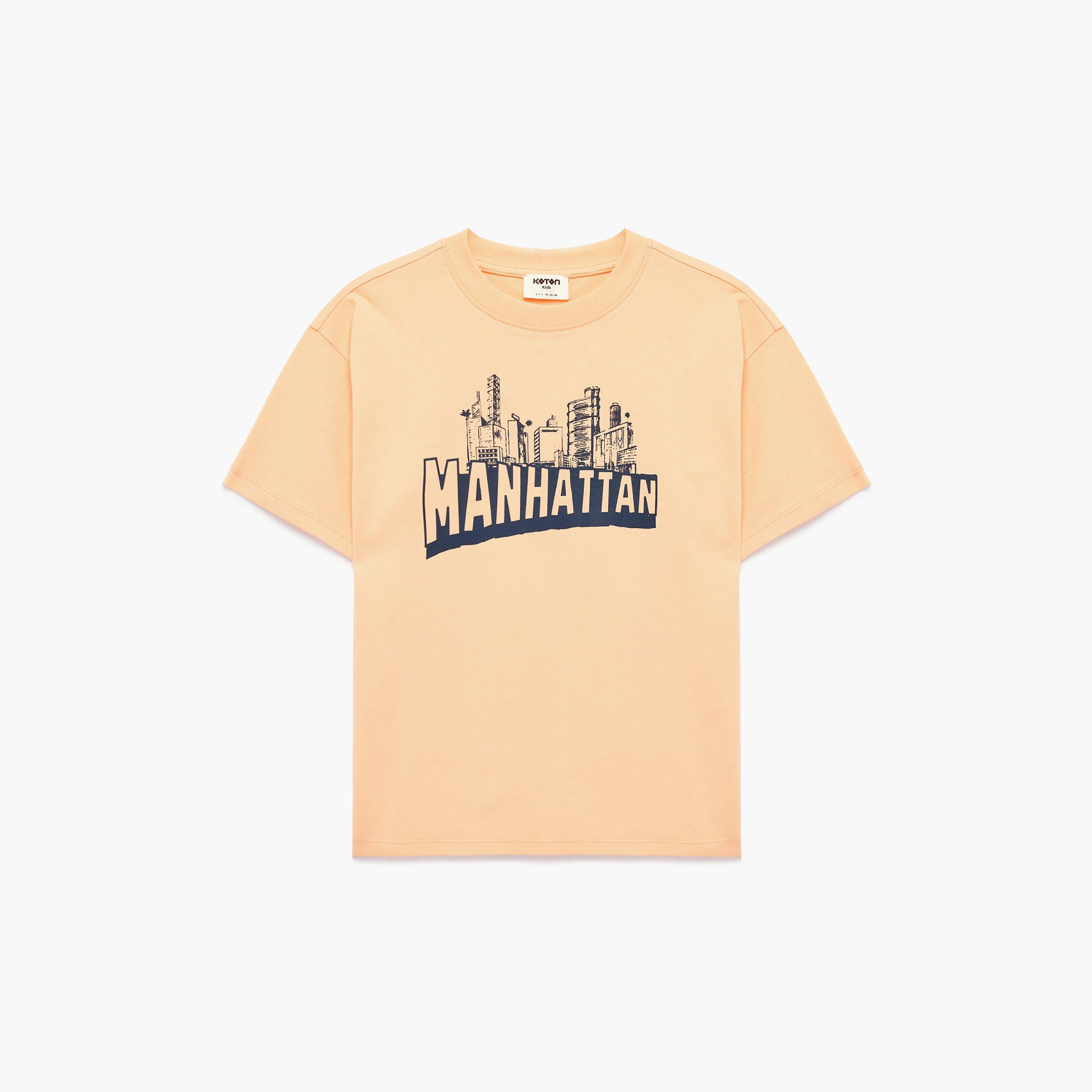 Koton Short Sleeves Manhattan Printed T-Shirt-boys-clothing-tshirtsandpolos-image-1