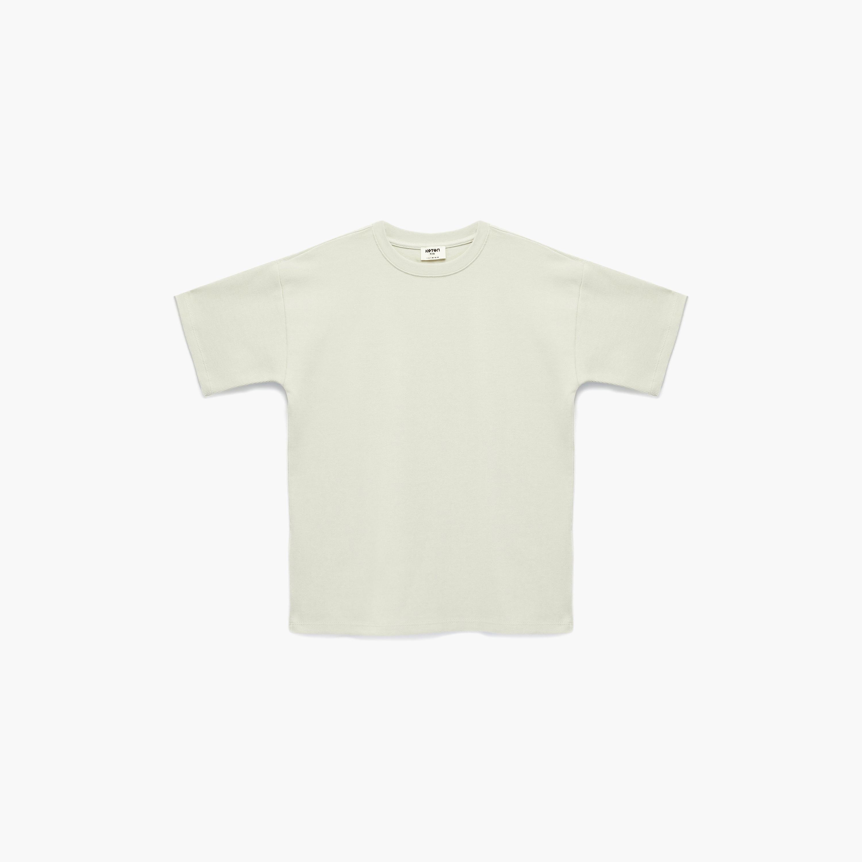 تي شيرت سادة بأكمام قصيرة من كوتون-boys-clothing-tshirtsandpolos-image-1