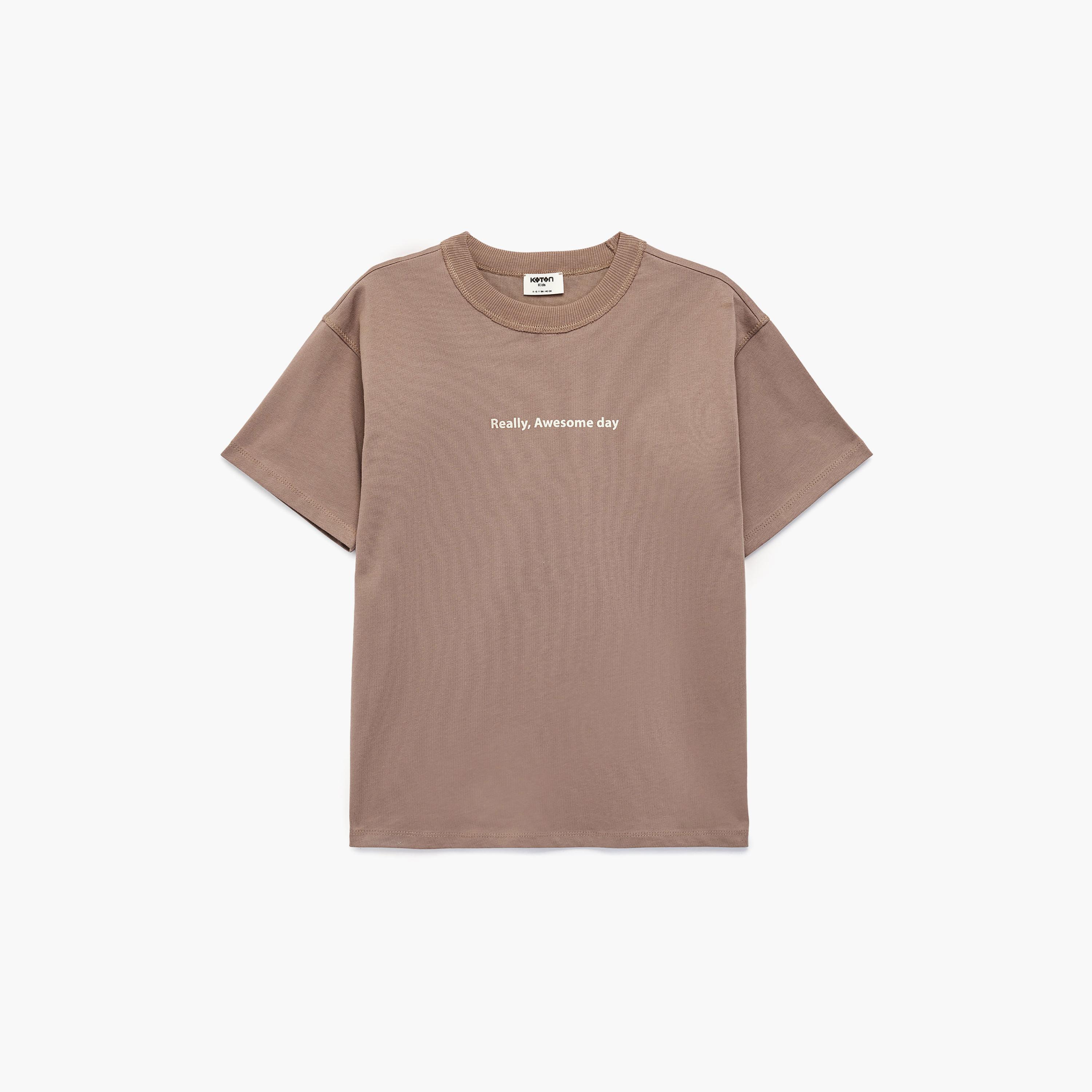 تي شيرت سادة بأكمام قصيرة من كوتون-boys-clothing-tshirtsandpolos-image-1