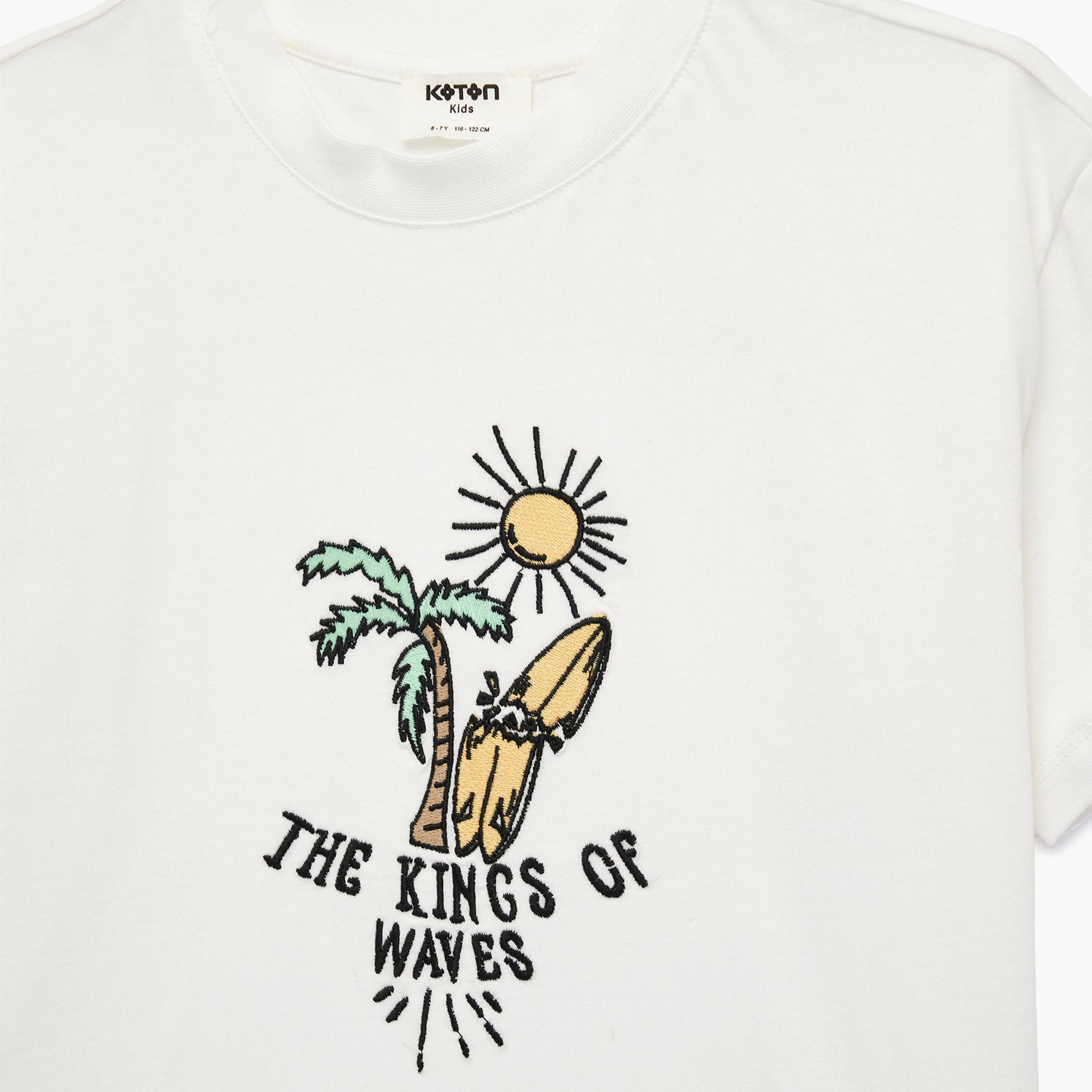 Koton Short Sleeves Printed T-Shirt-boys-clothing-tshirtsandpolos-image-3