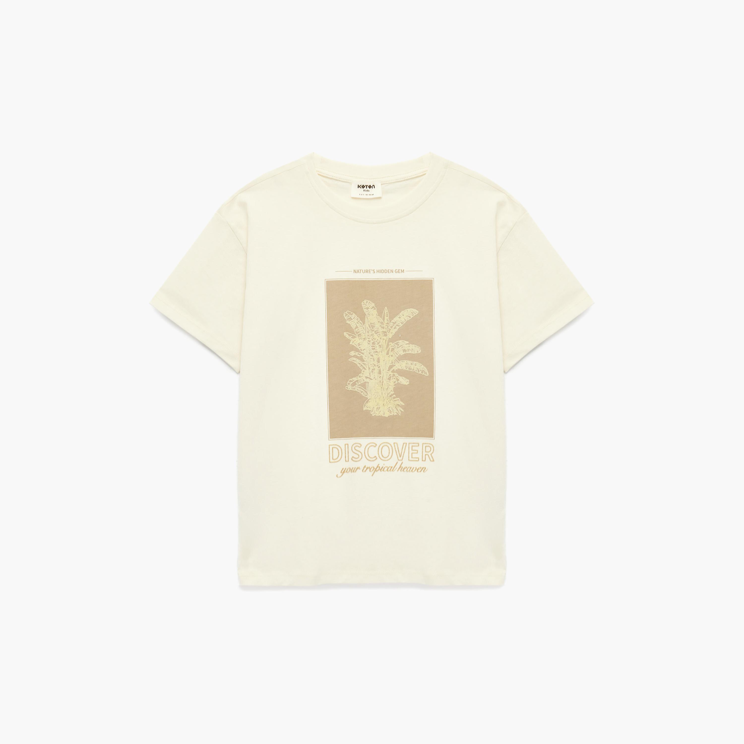 Koton Short Sleeves Printed T-Shirt-boys-clothing-tshirtsandpolos-image-1