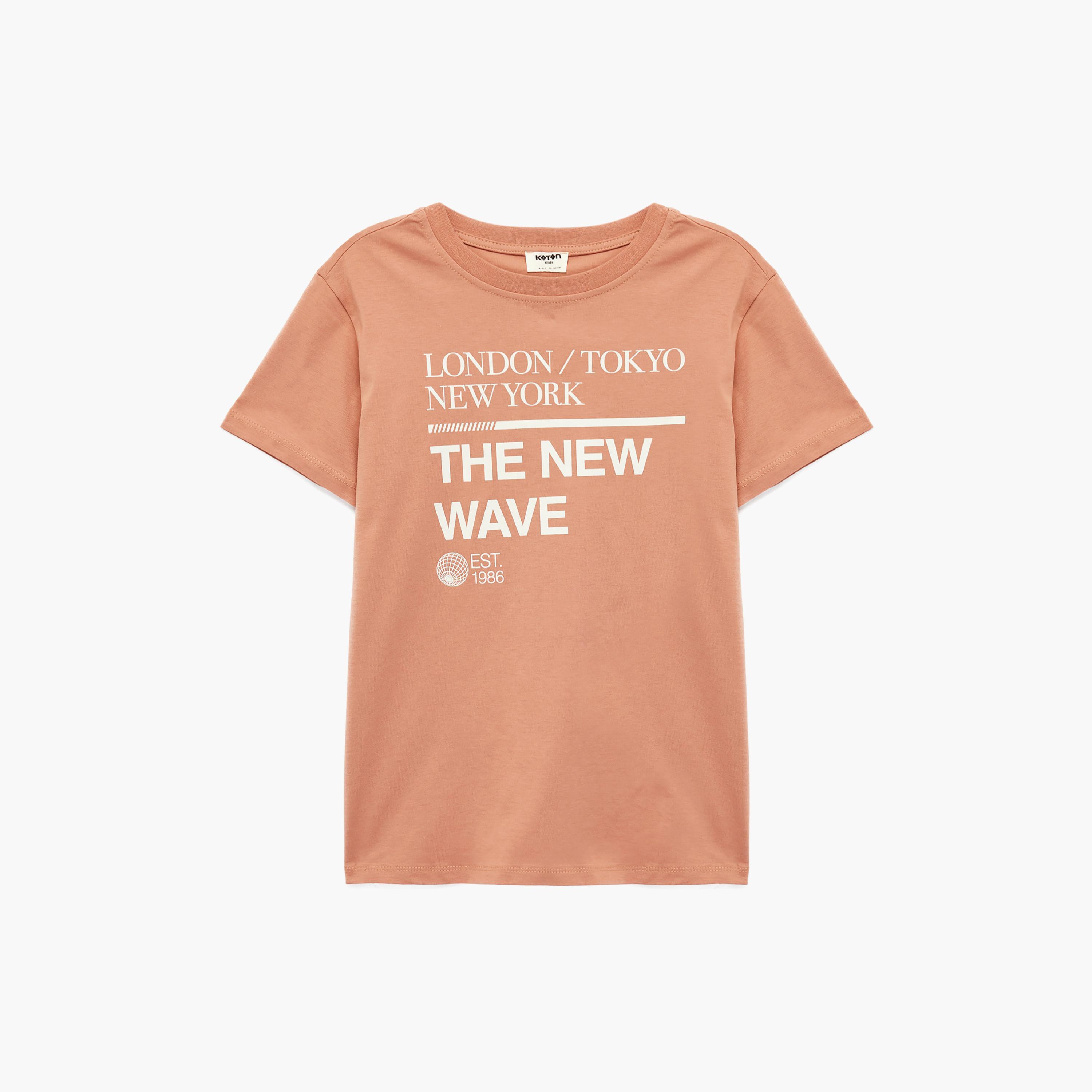 Koton Short Sleeves Printed T-Shirt-boys-clothing-tshirtsandpolos-image-1
