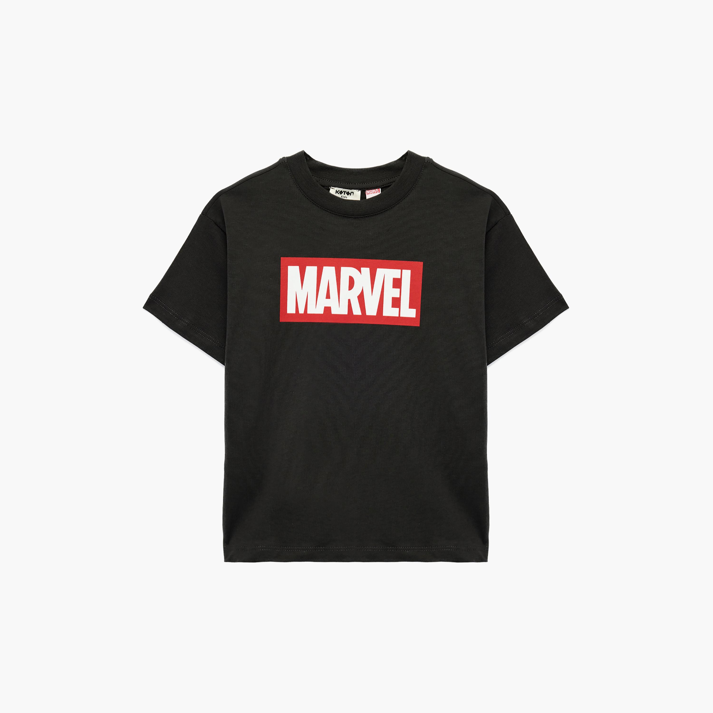 تي شيرت "مارفل غرافيك" بأكمام قصيرة من كوتون-boys-clothing-tshirtsandpolos-image-1