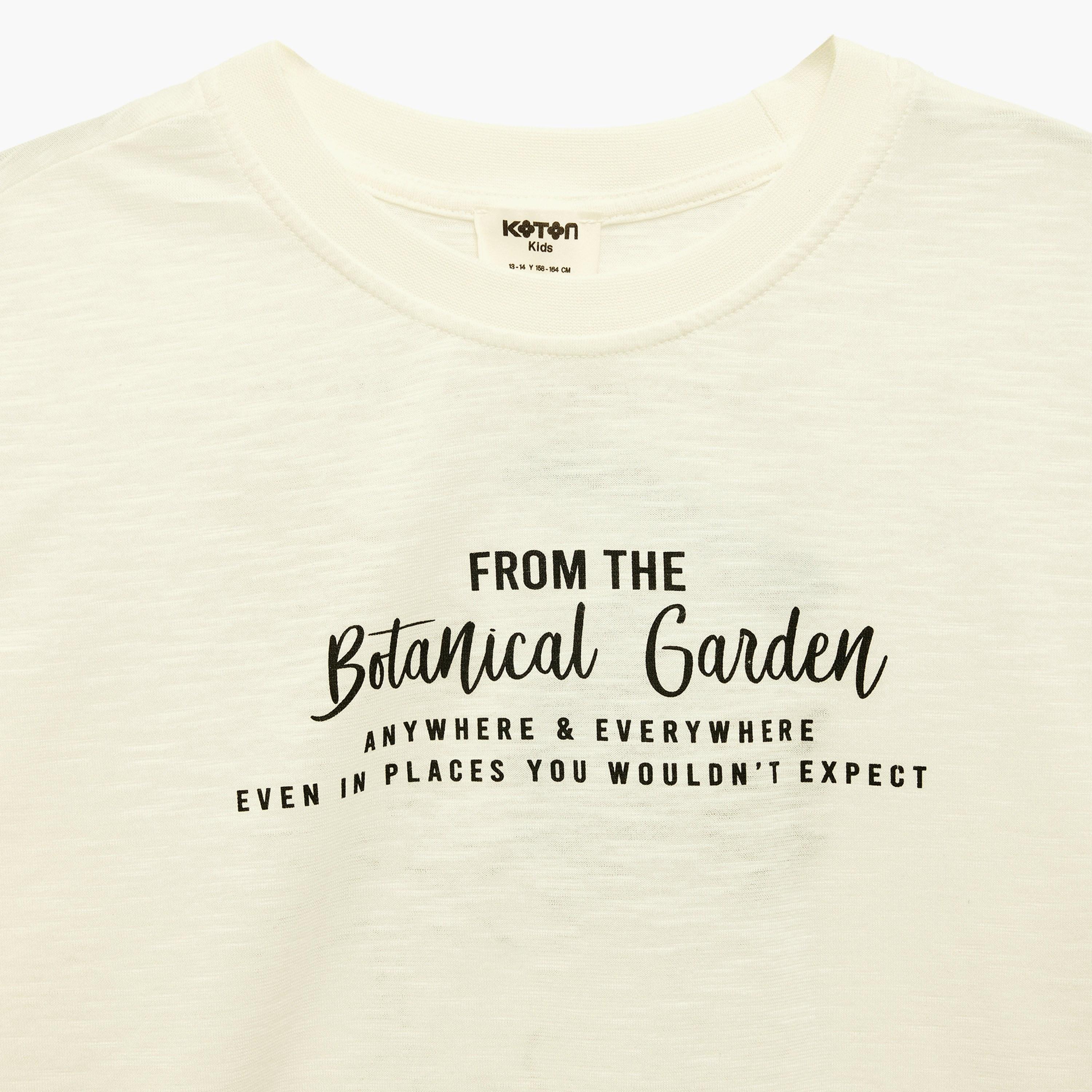 Koton Short Sleeves Oversize Printed T-Shirt-boys-clothing-tshirtsandpolos-image-3
