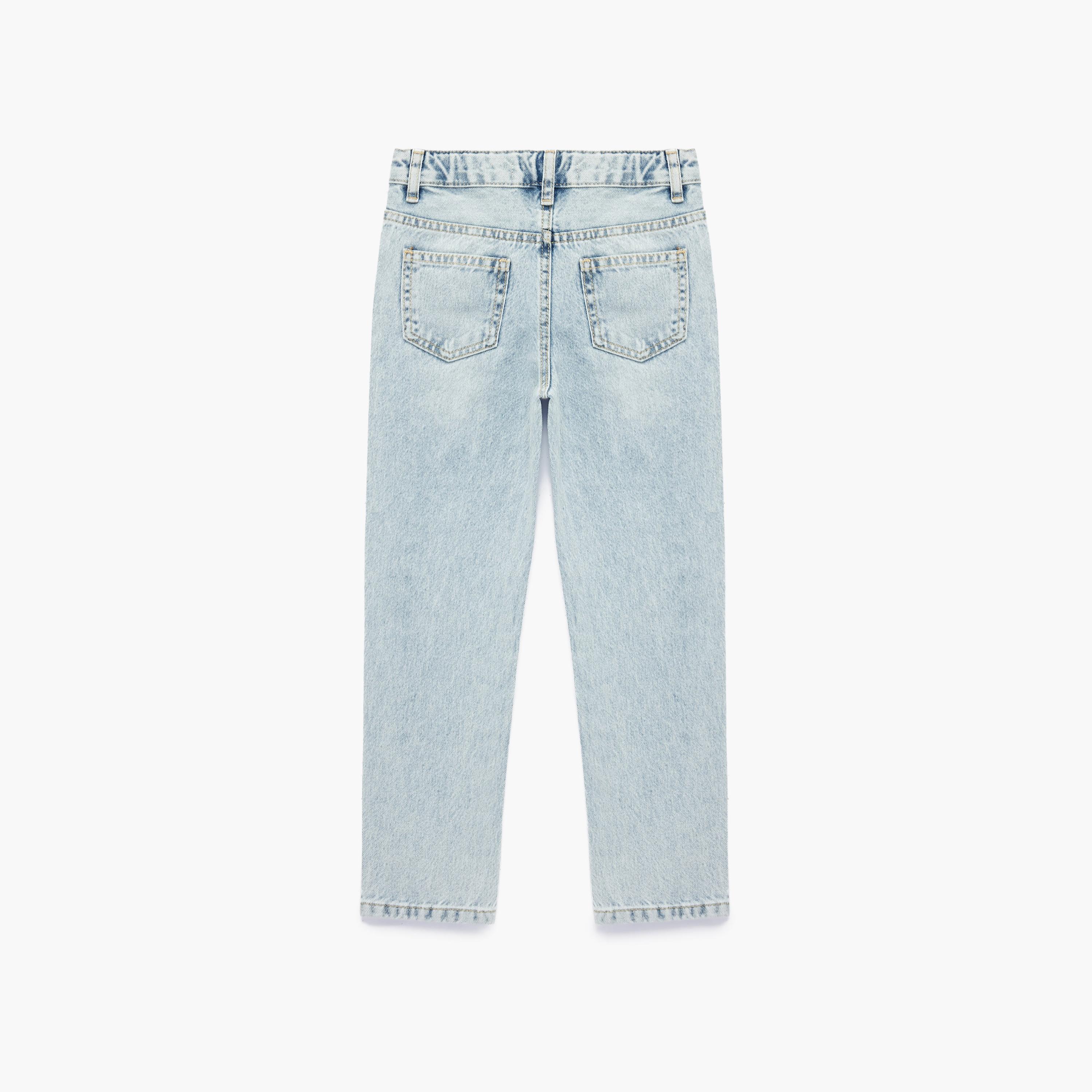 Koton Adjustable Elastic Waist Jeans-boys-clothing-bottoms-jeans-image-2