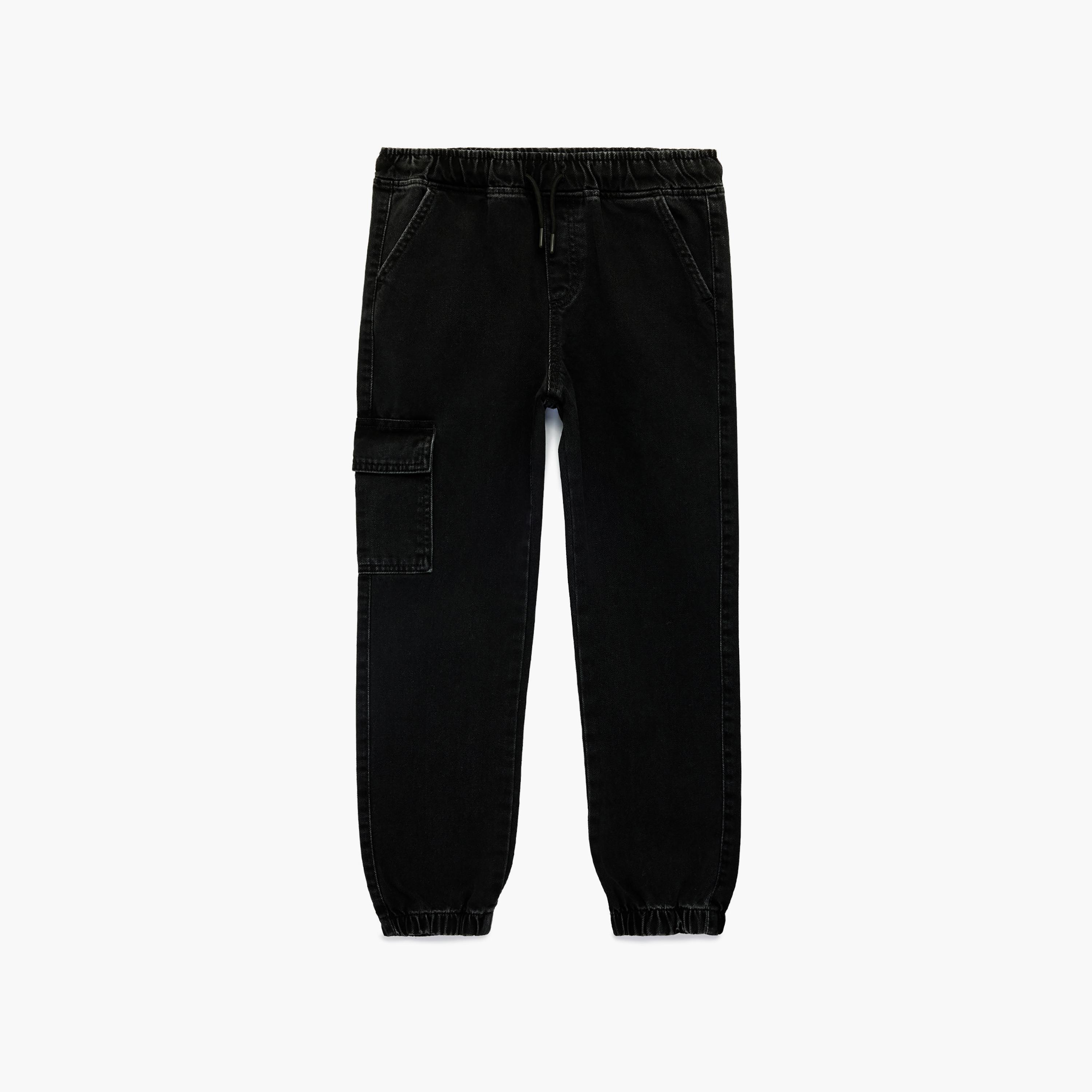 Koton Cargo Pocket Cotton Joggers-boys-clothing-bottoms-joggersandtrackpants-image-1