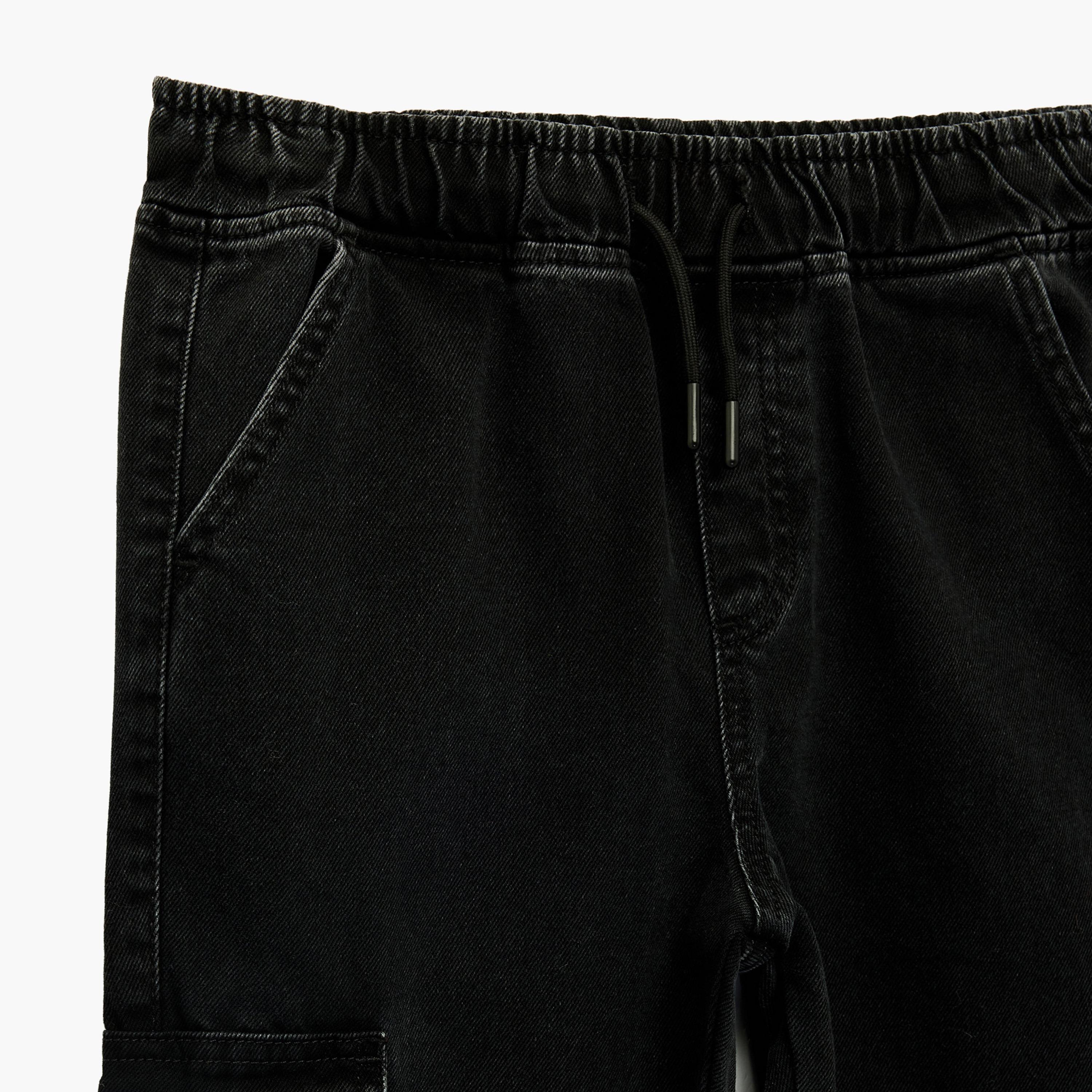 Koton Cargo Pocket Cotton Joggers-boys-clothing-bottoms-joggersandtrackpants-image-3