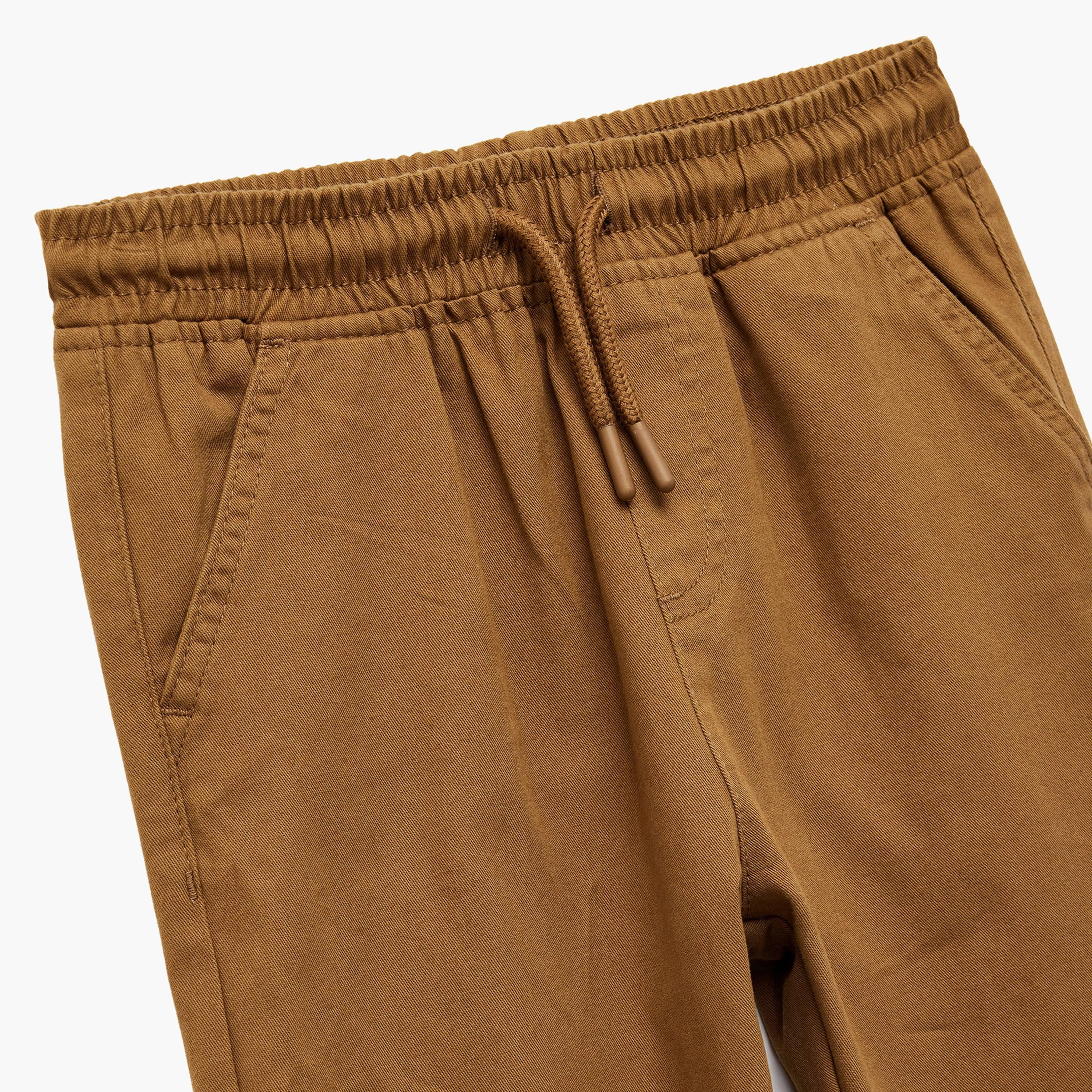 Koton Drawstring Pocketed Jogger Trousers-boys-clothing-bottoms-joggersandtrackpants-image-3
