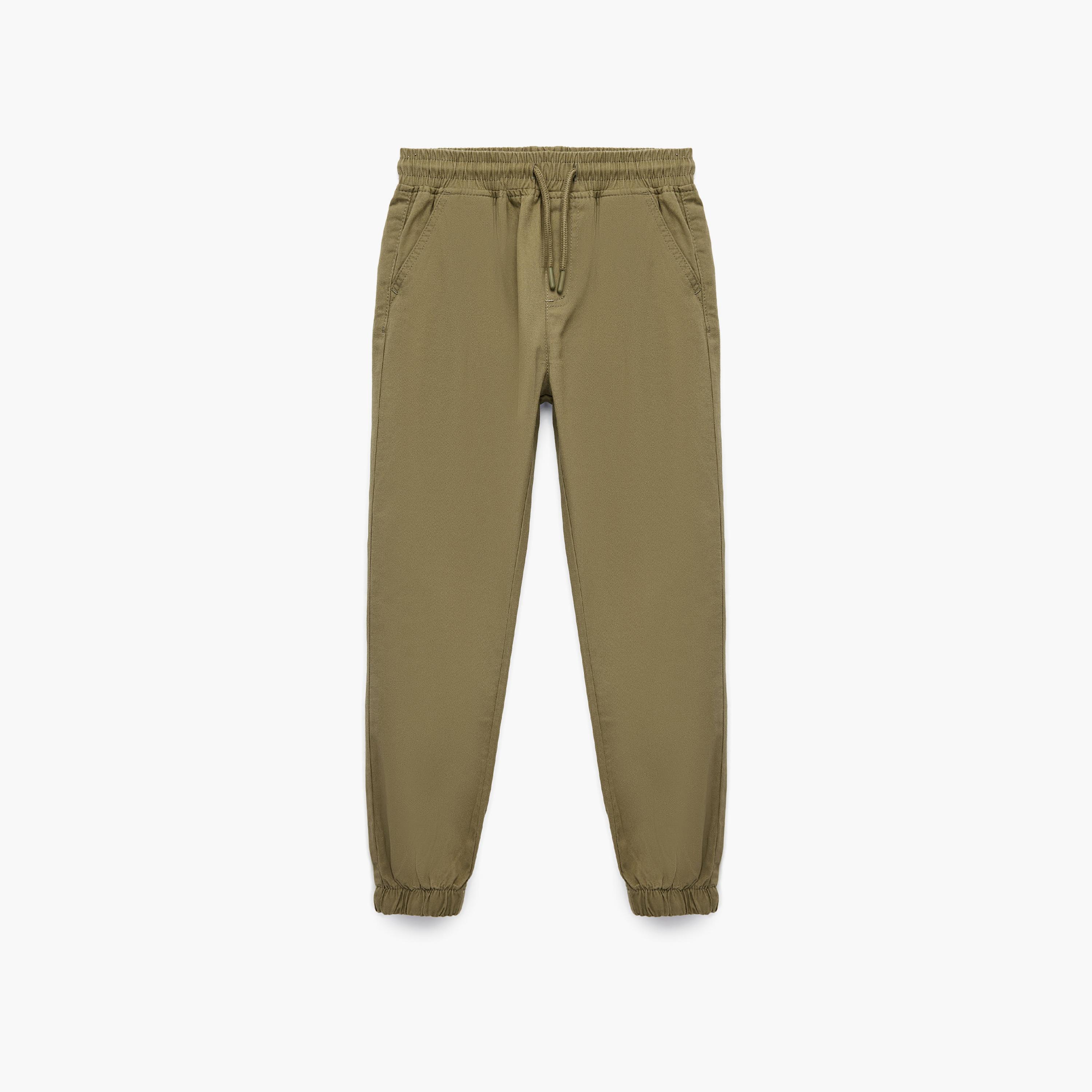 Koton Drawstring Pocketed Jogger Trousers-boys-clothing-bottoms-joggersandtrackpants-image-1