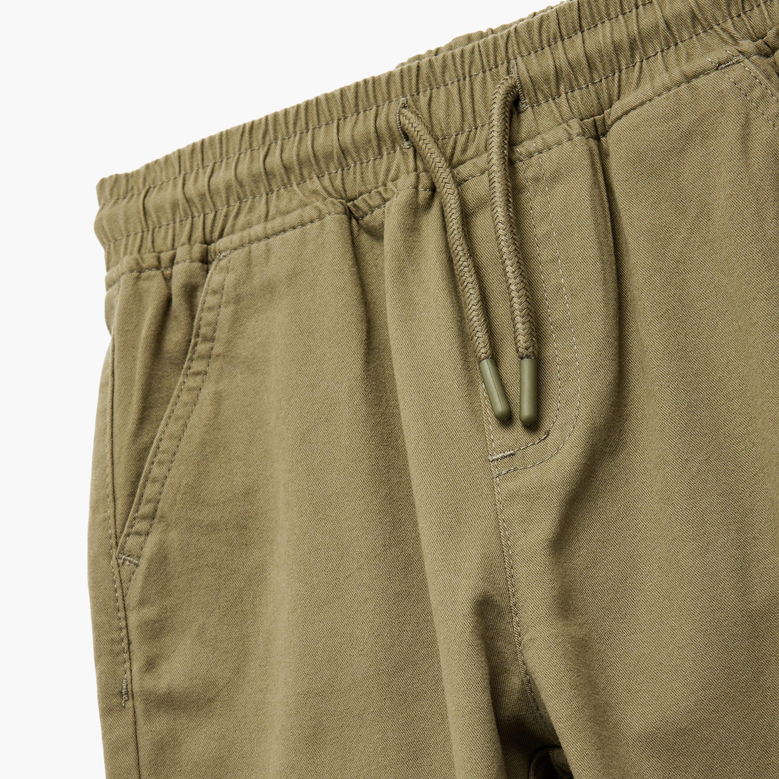 Koton Drawstring Pocketed Jogger Trousers-boys-clothing-bottoms-joggersandtrackpants-image-3