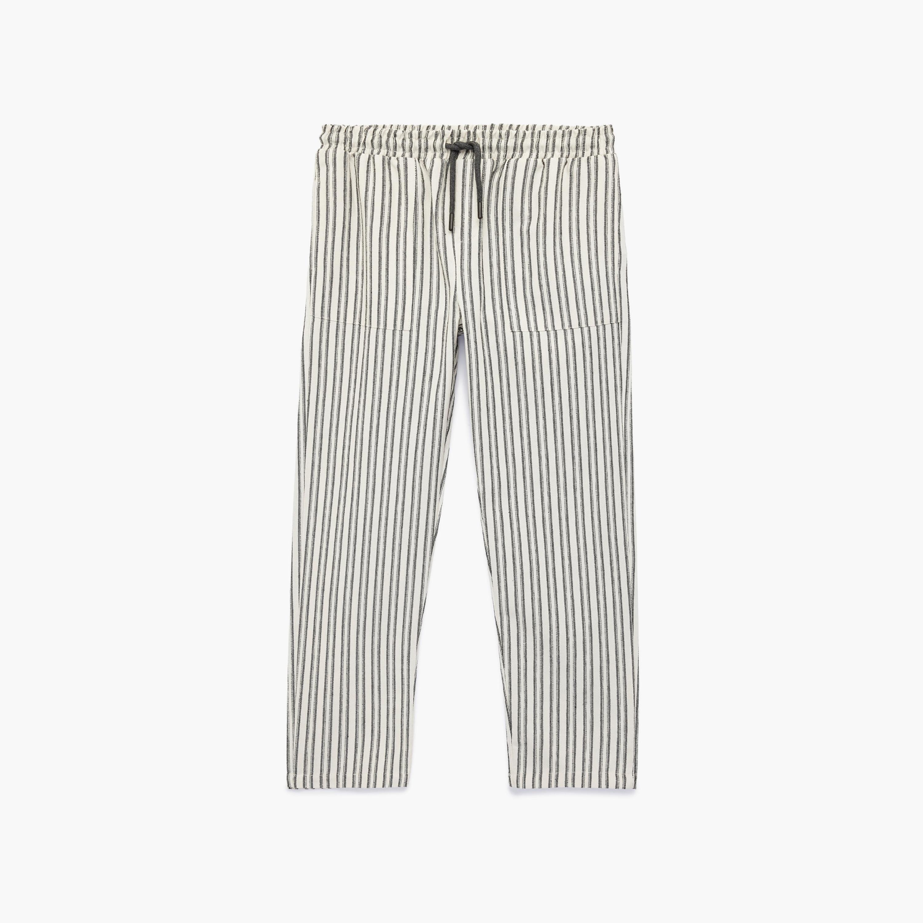 Koton Striped Relax Fit Trousers-boys-clothing-bottoms-trousers-image-1