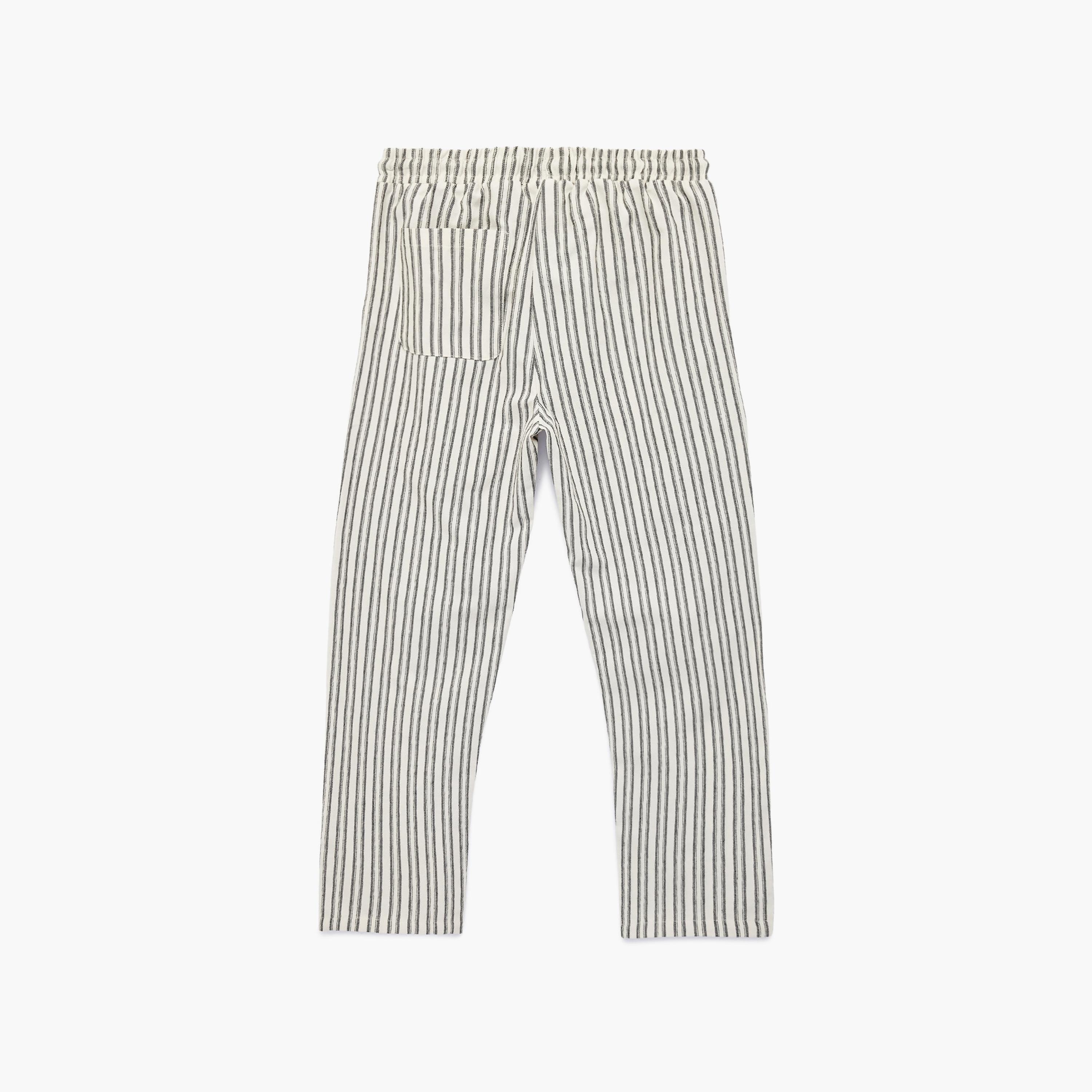 Koton Striped Relax Fit Trousers-boys-clothing-bottoms-trousers-image-2
