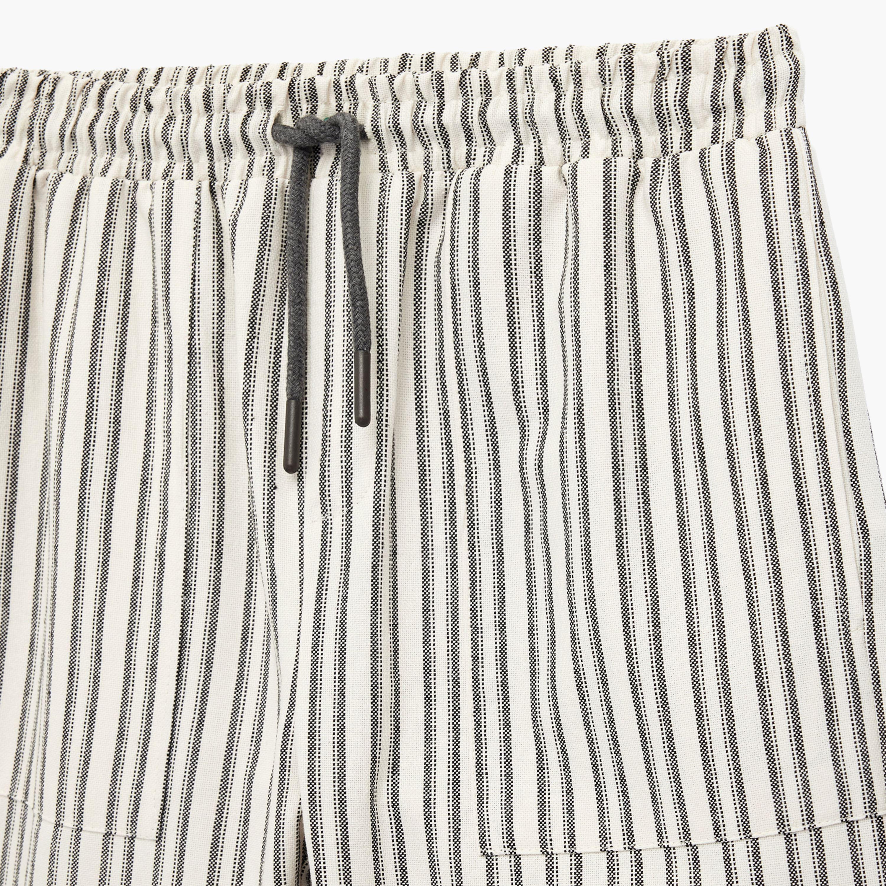 Koton Striped Relax Fit Trousers-boys-clothing-bottoms-trousers-image-3
