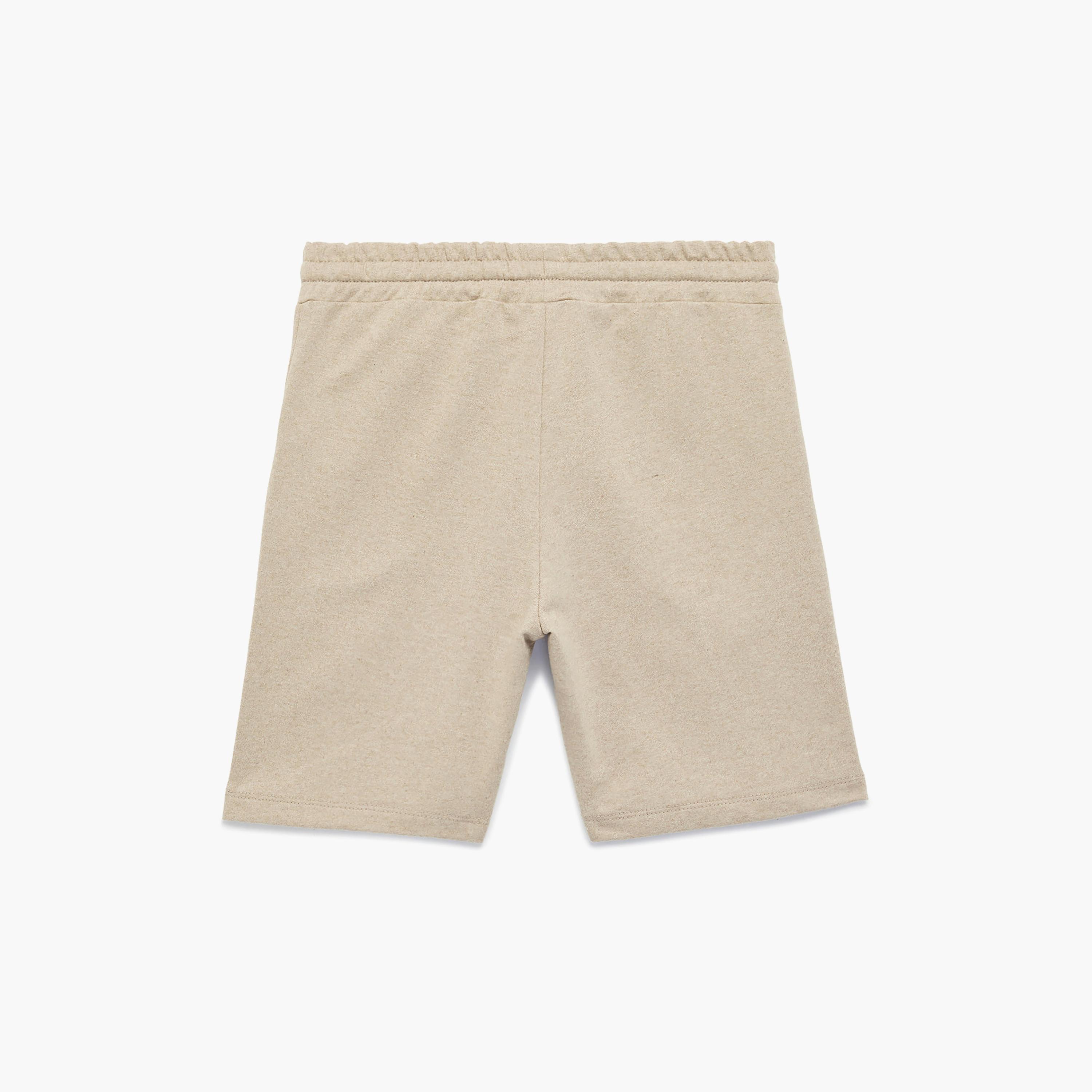 Koton Pocketed Drawstring Cotton Blended Basic Shorts-boys-clothing-bottoms-shorts-image-2