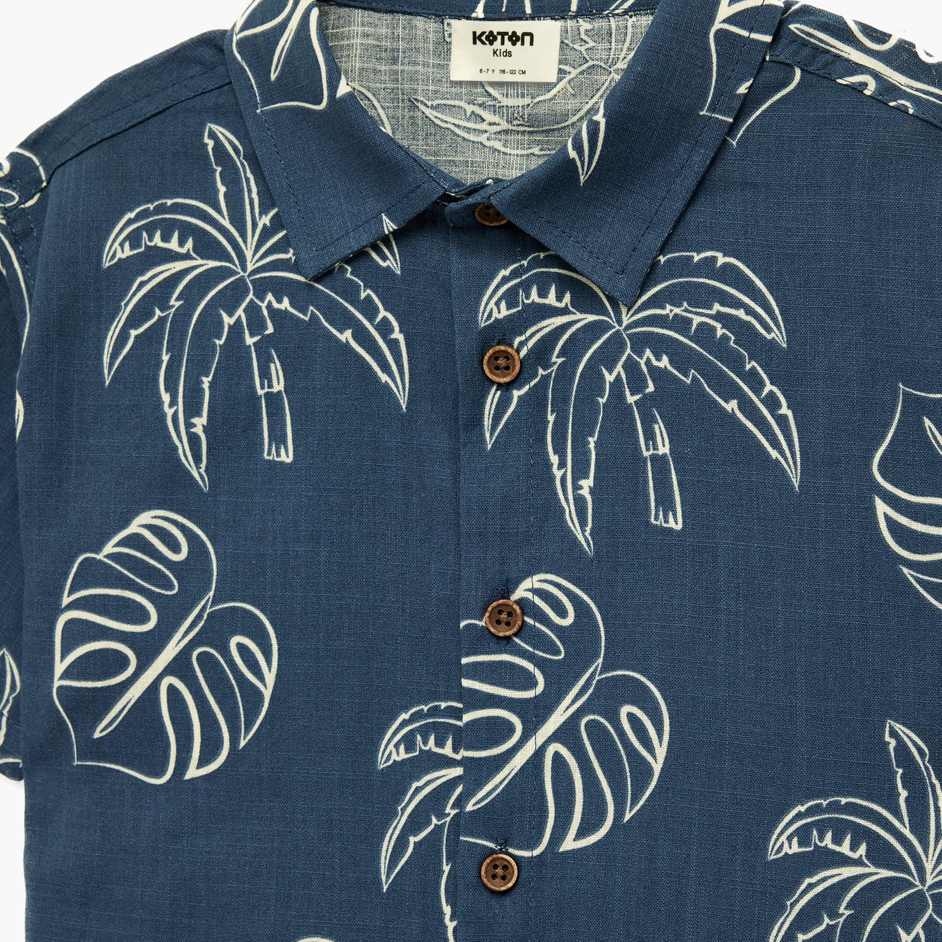 قميص قطن مطبوع بأكمام قصيرة من كوتون-boys-clothing-shirts-image-3