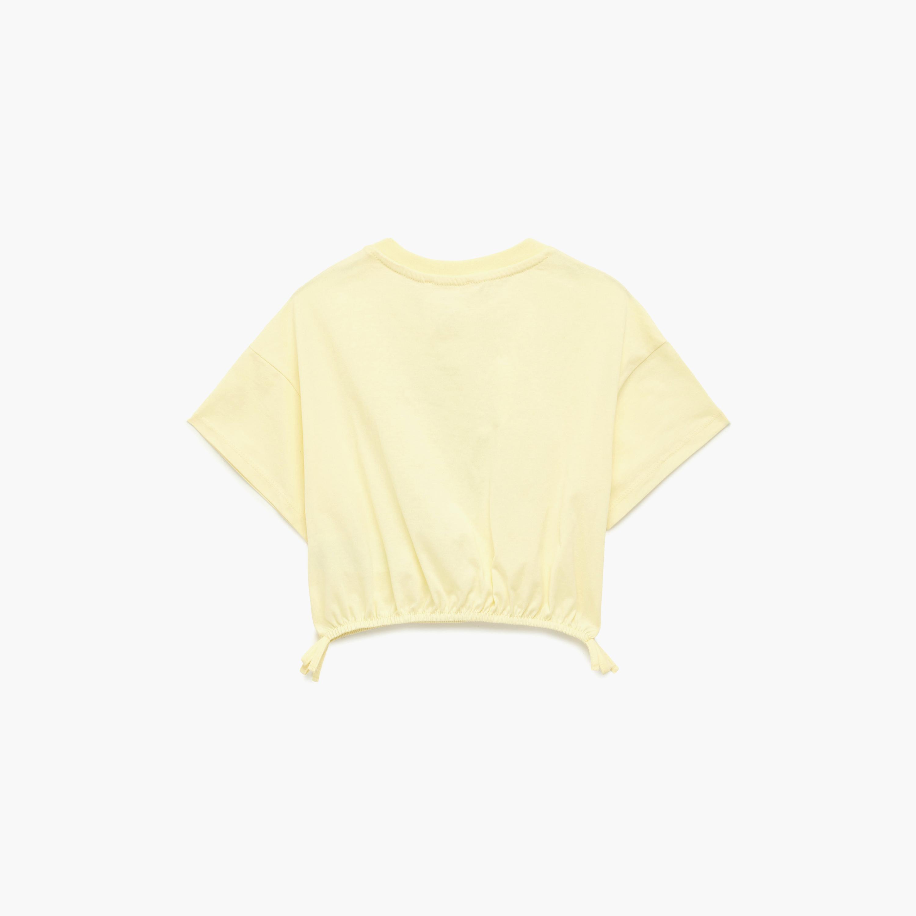 Koton Short Sleeves Printed Cotton T-Shirt-girls-clothing-tshirts-image-2