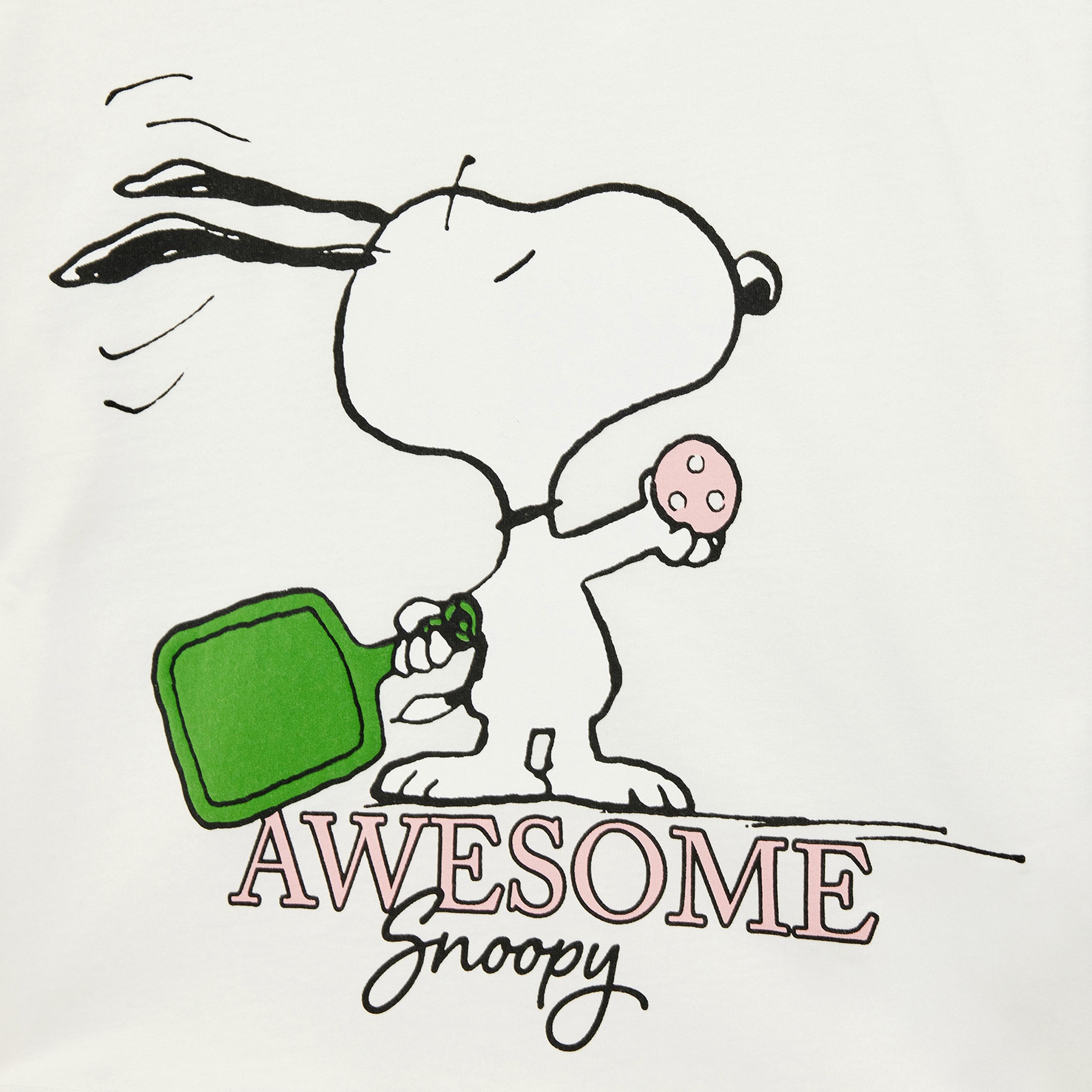 تي شيرت بطبعة "سنوبي" وأكمام قصيرة من كوتون-girls-clothing-tshirts-image-3
