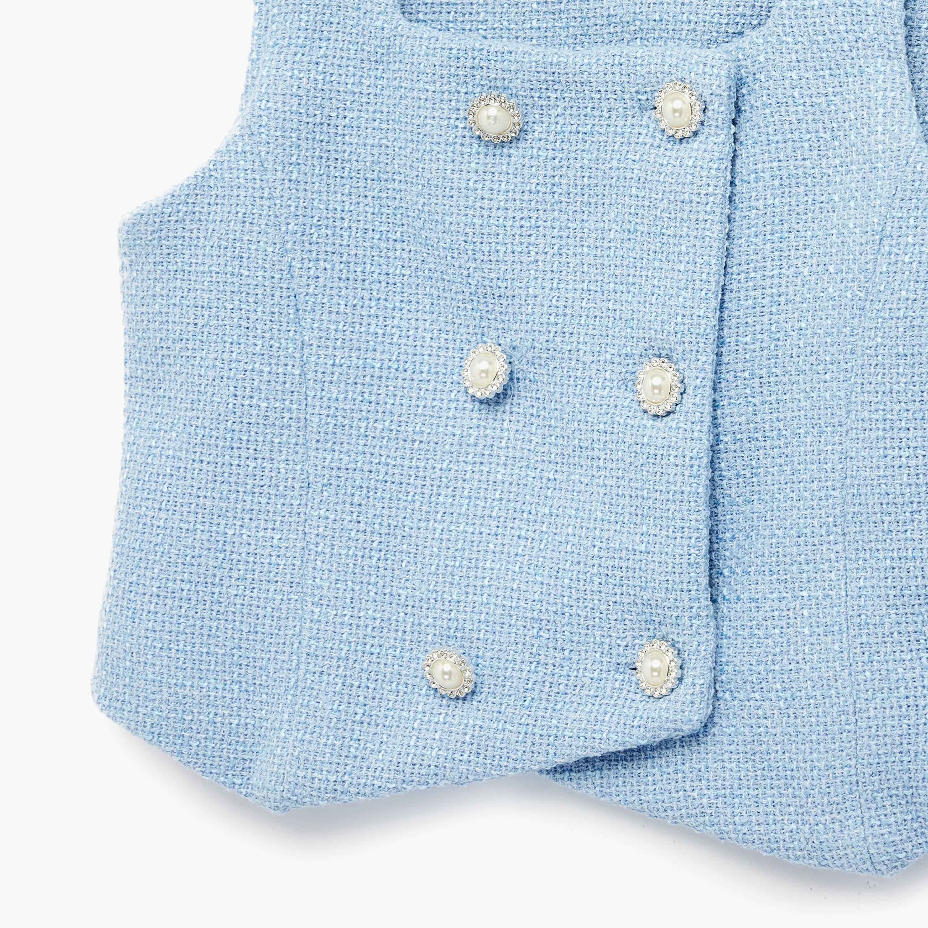 Koton Sleeveless Button Detailed Vest-girls-clothing-innerwear-vests-image-3