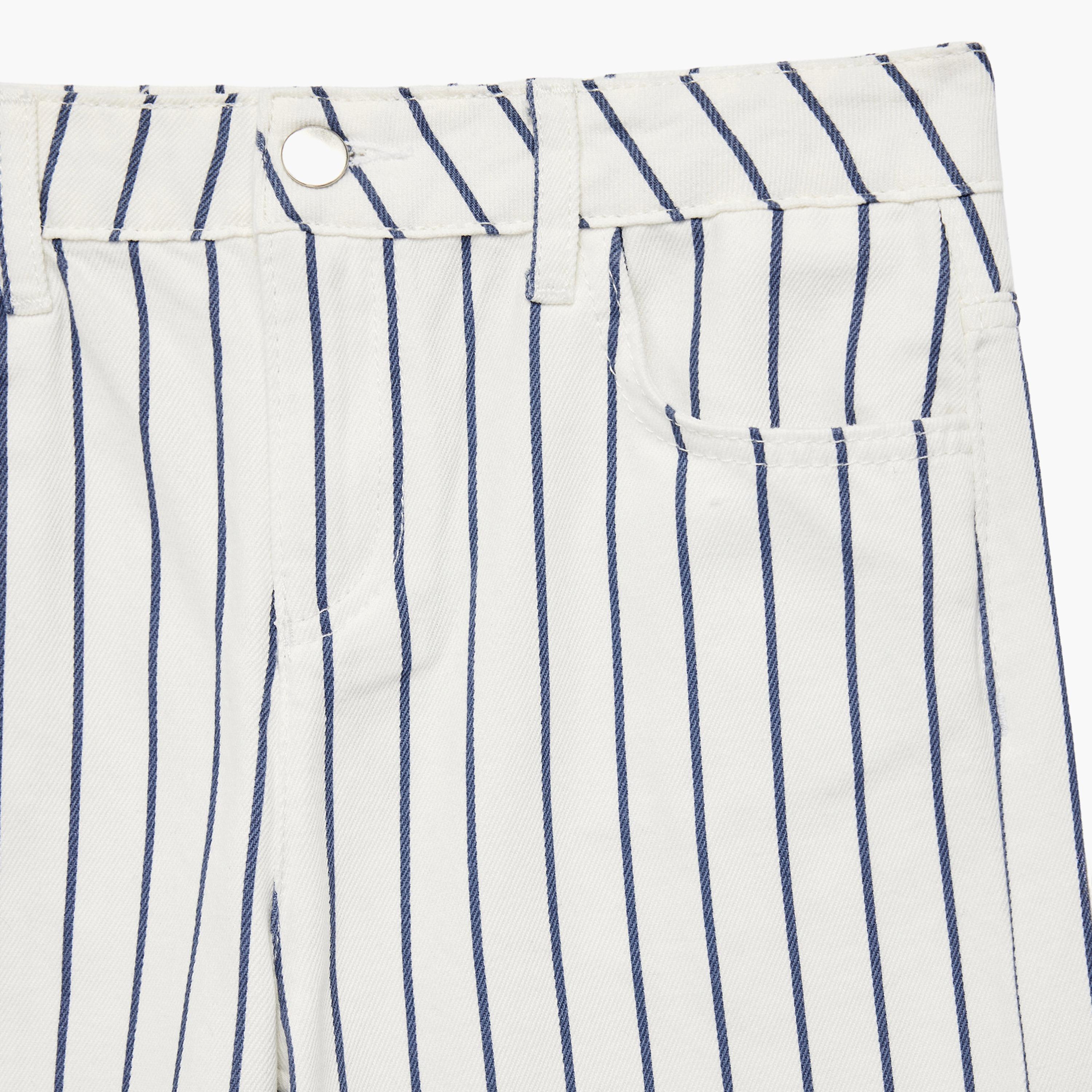 Koton Full Length Pocketed Stripe Wide Leg Leggings-girls-clothing-bottoms-jeansandjeggings-image-3