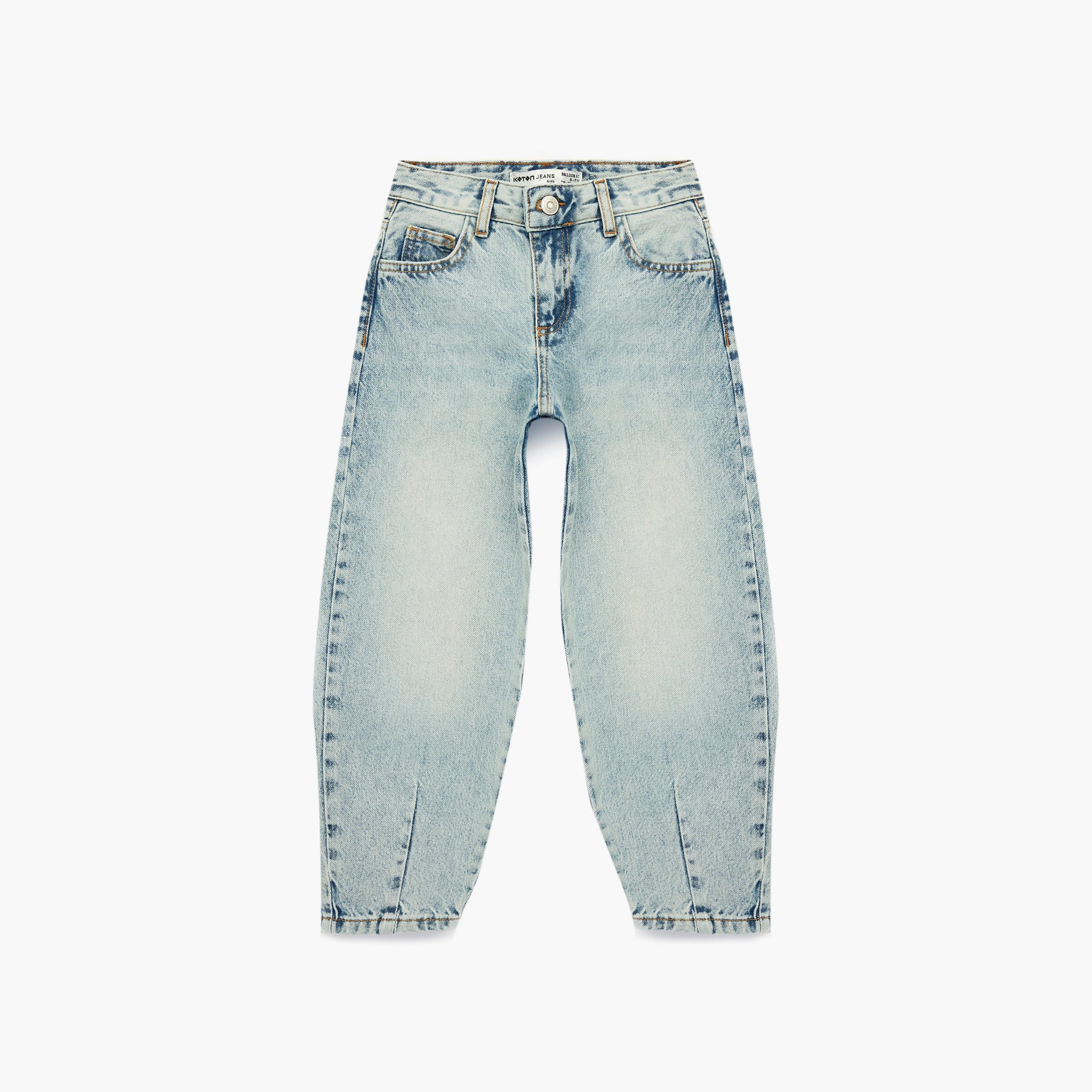Koton Full Length Balloon Fit Jeans-girls-clothing-bottoms-jeansandjeggings-image-1