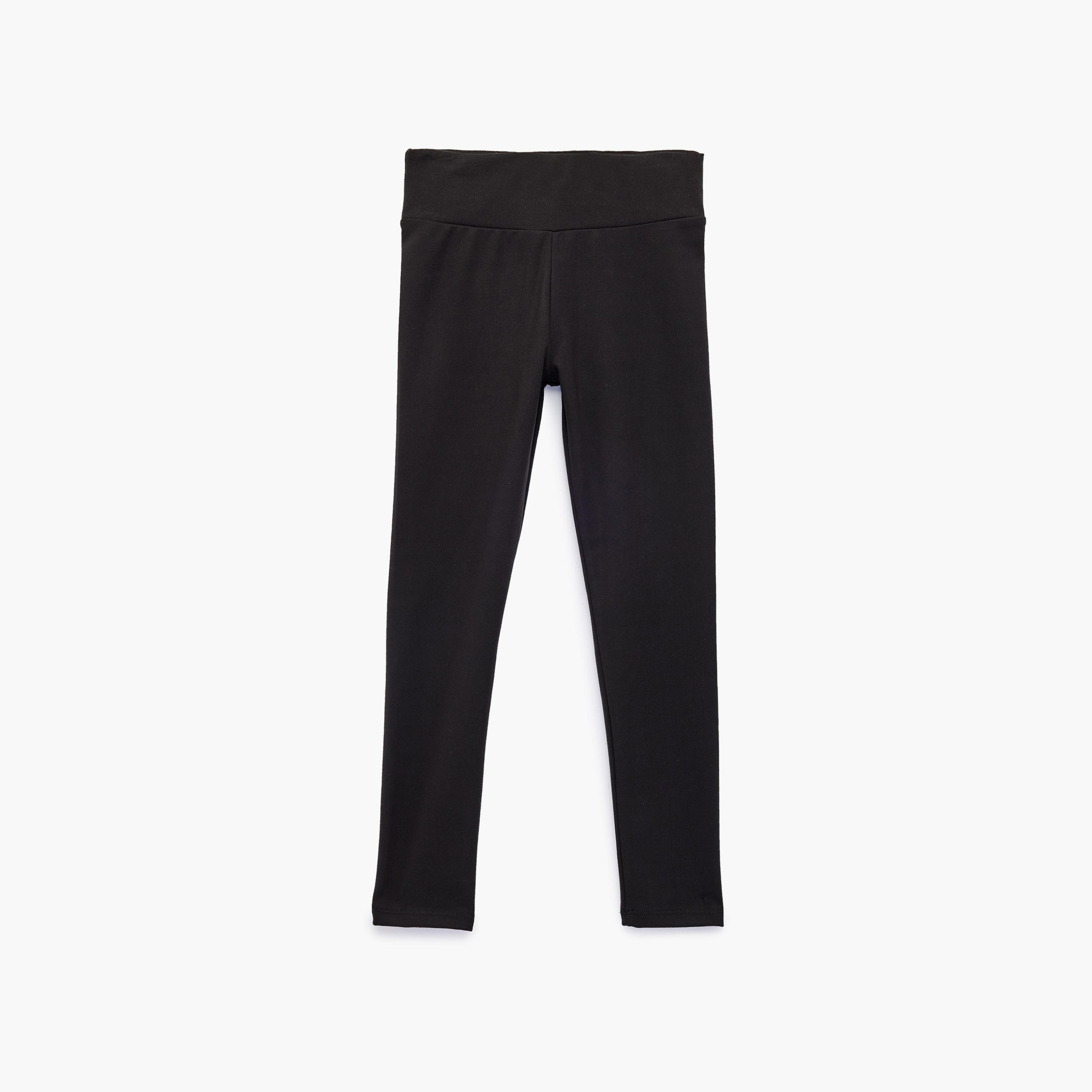 Koton Full Length Slim Fit Leggings-girls-clothing-bottoms-leggings-image-1