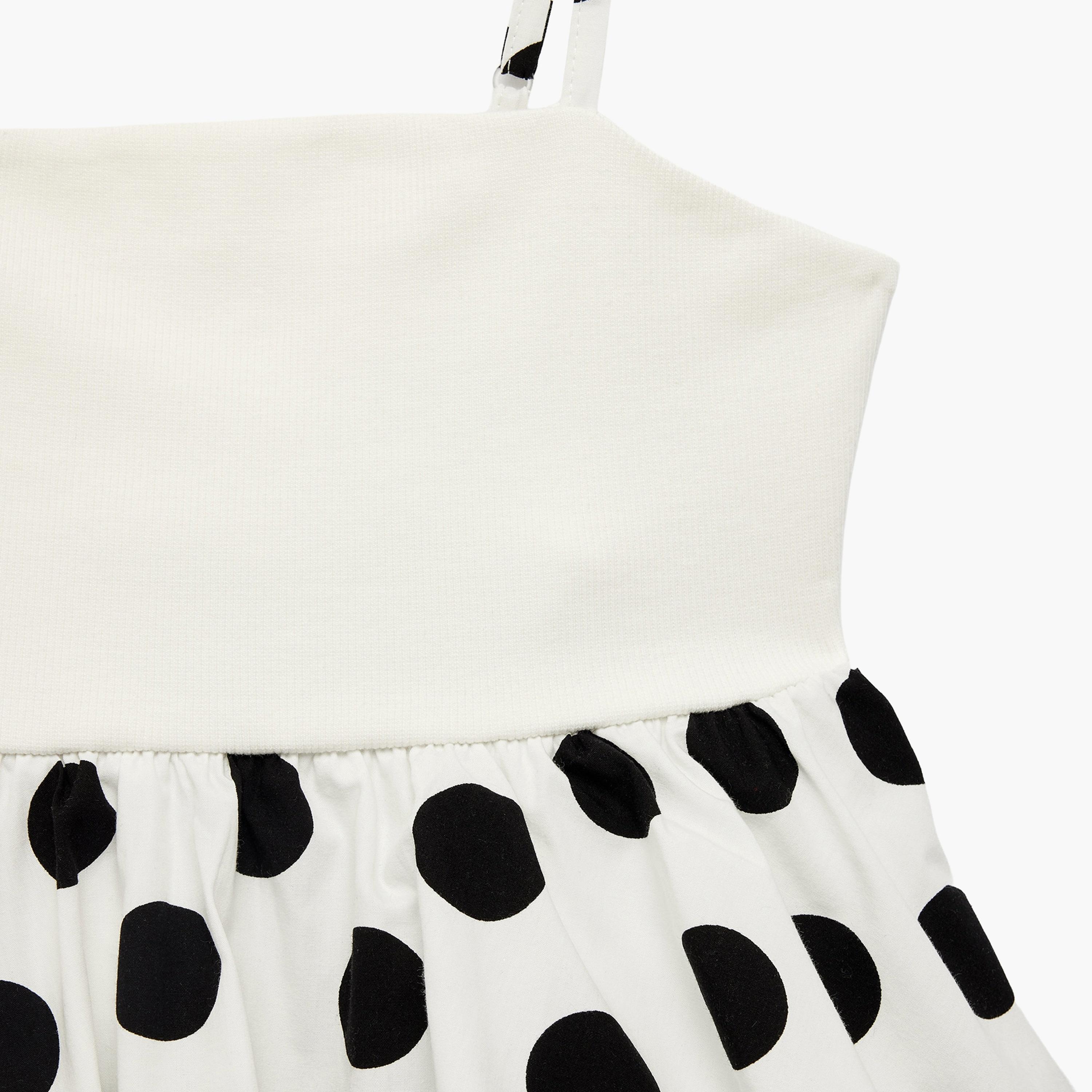 Koton Sleeveless Printed Polka Dot Top-girls-clothing-blousesandshirts-image-3