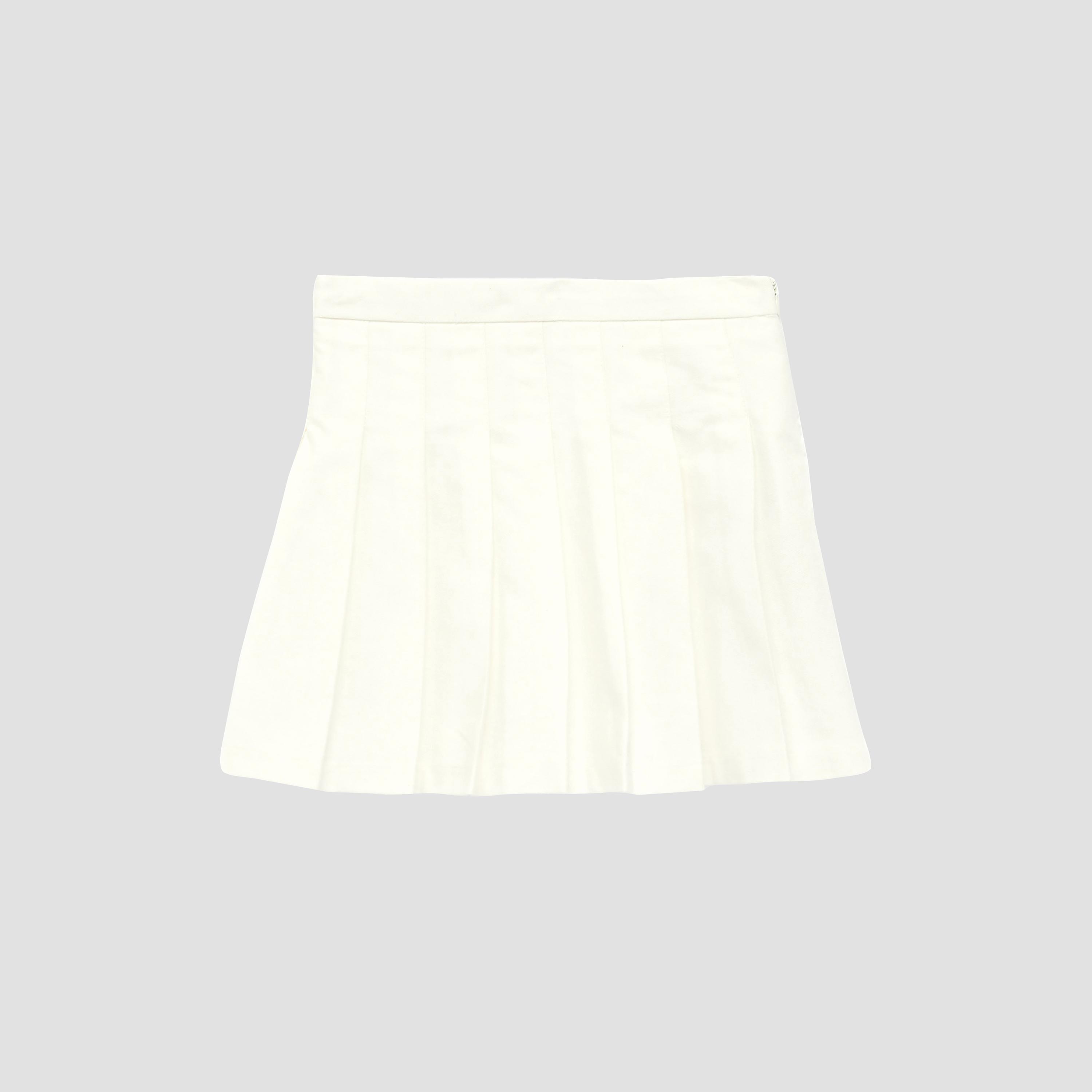 تنورة "ميني بيسك" بكسرات عريضة من كوتون-girls-clothing-bottoms-skirts-image-1