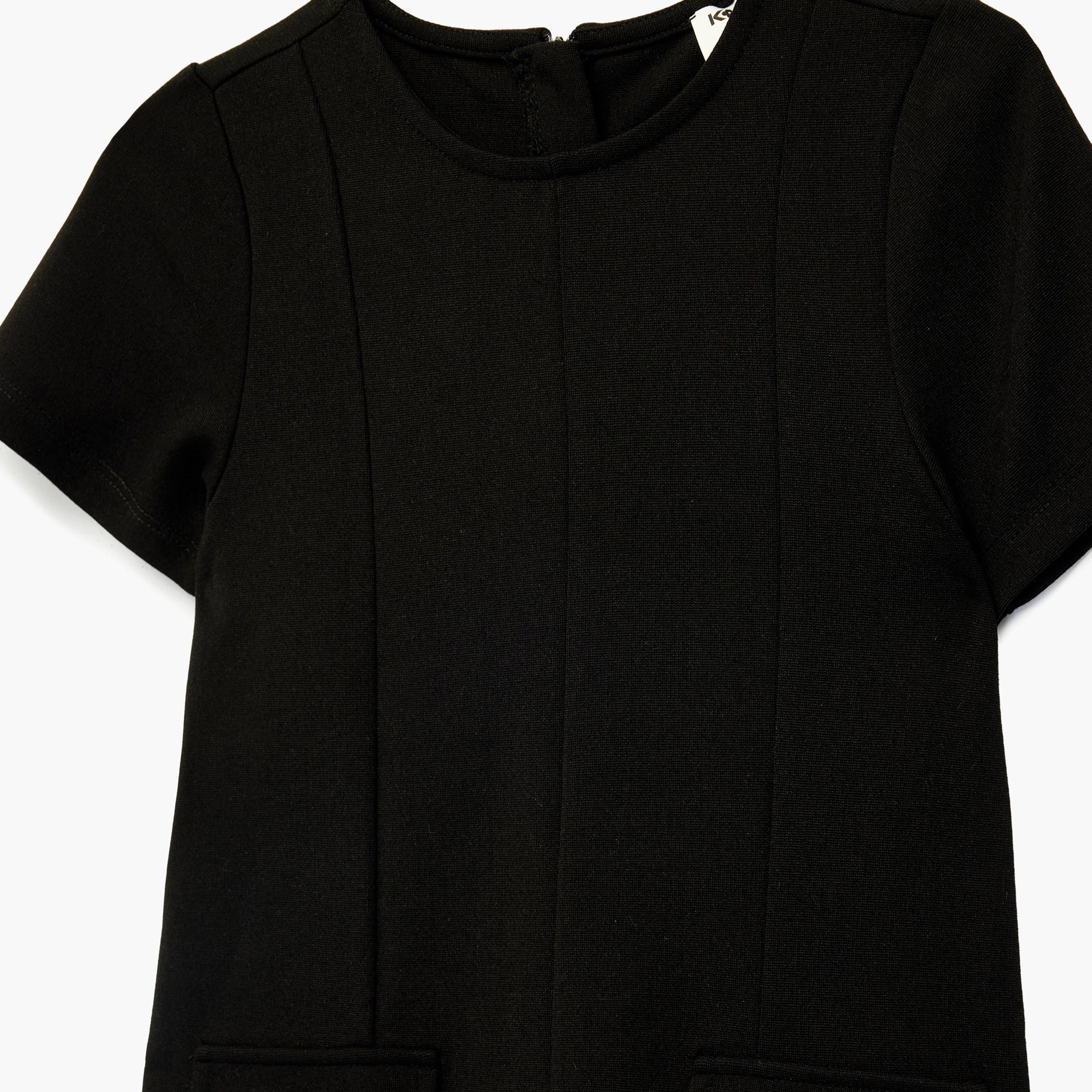 فستان بأكمام قصيرة من كوتون-girls-clothing-dressesandjumpsuits-image-3