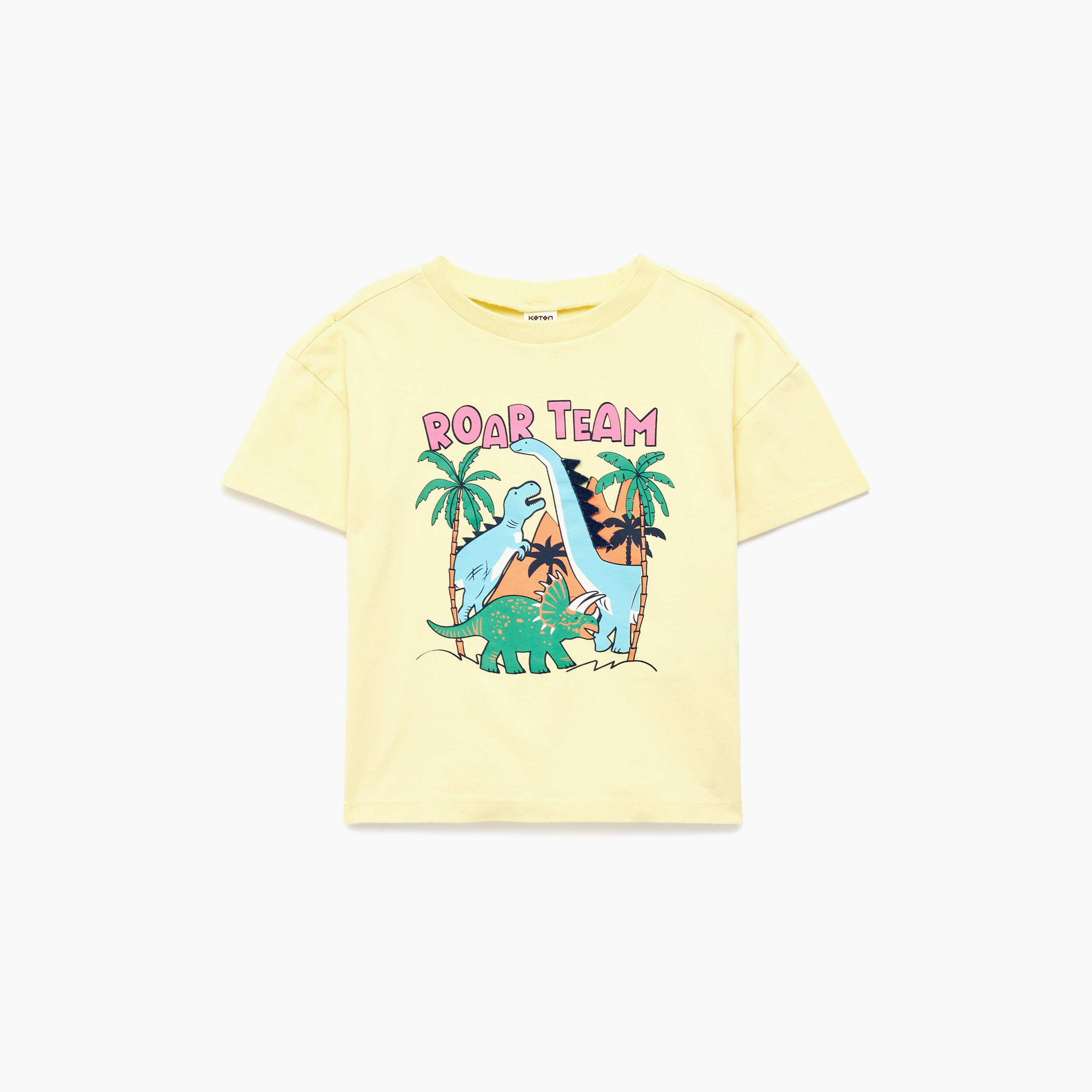 Koton Short Sleeves Printed T-Shirt-boys-clothing-tshirtsandpolos-image-1