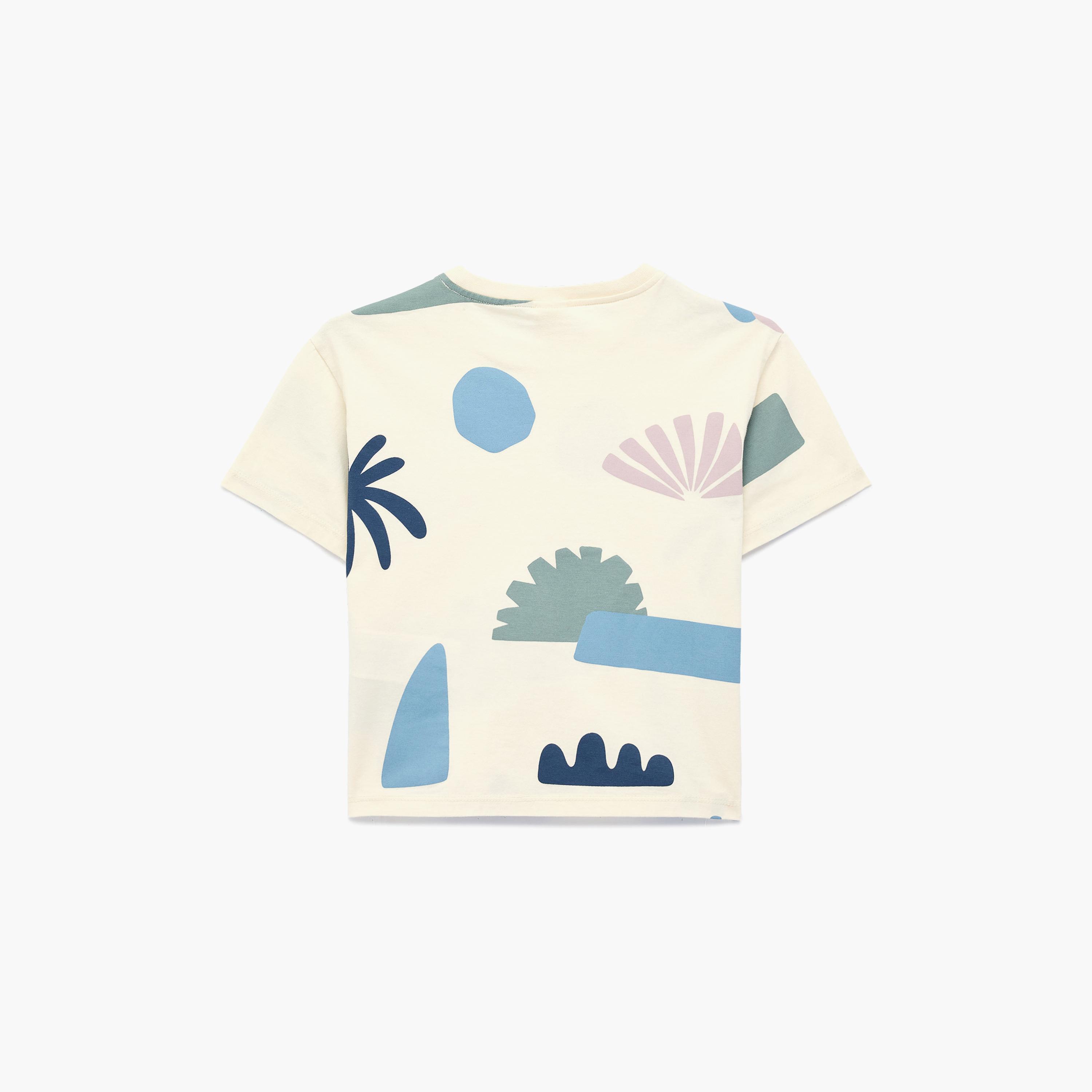 Koton Short Sleeves Printed T-Shirt-boys-clothing-tshirtsandpolos-image-2