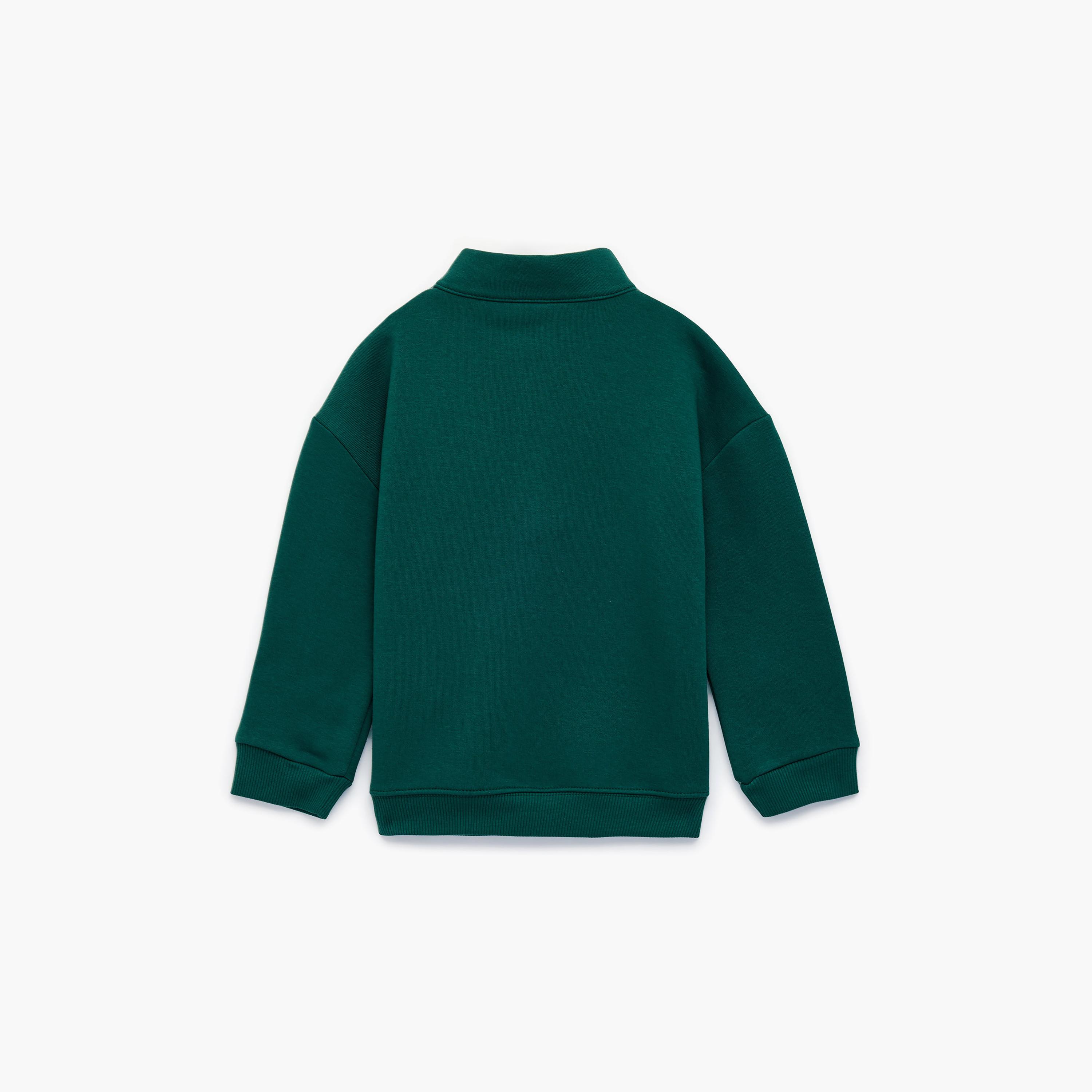 Koton Long Sleeves Half Zippered Sweatshirt-boys-clothing-sweatshirts-image-2