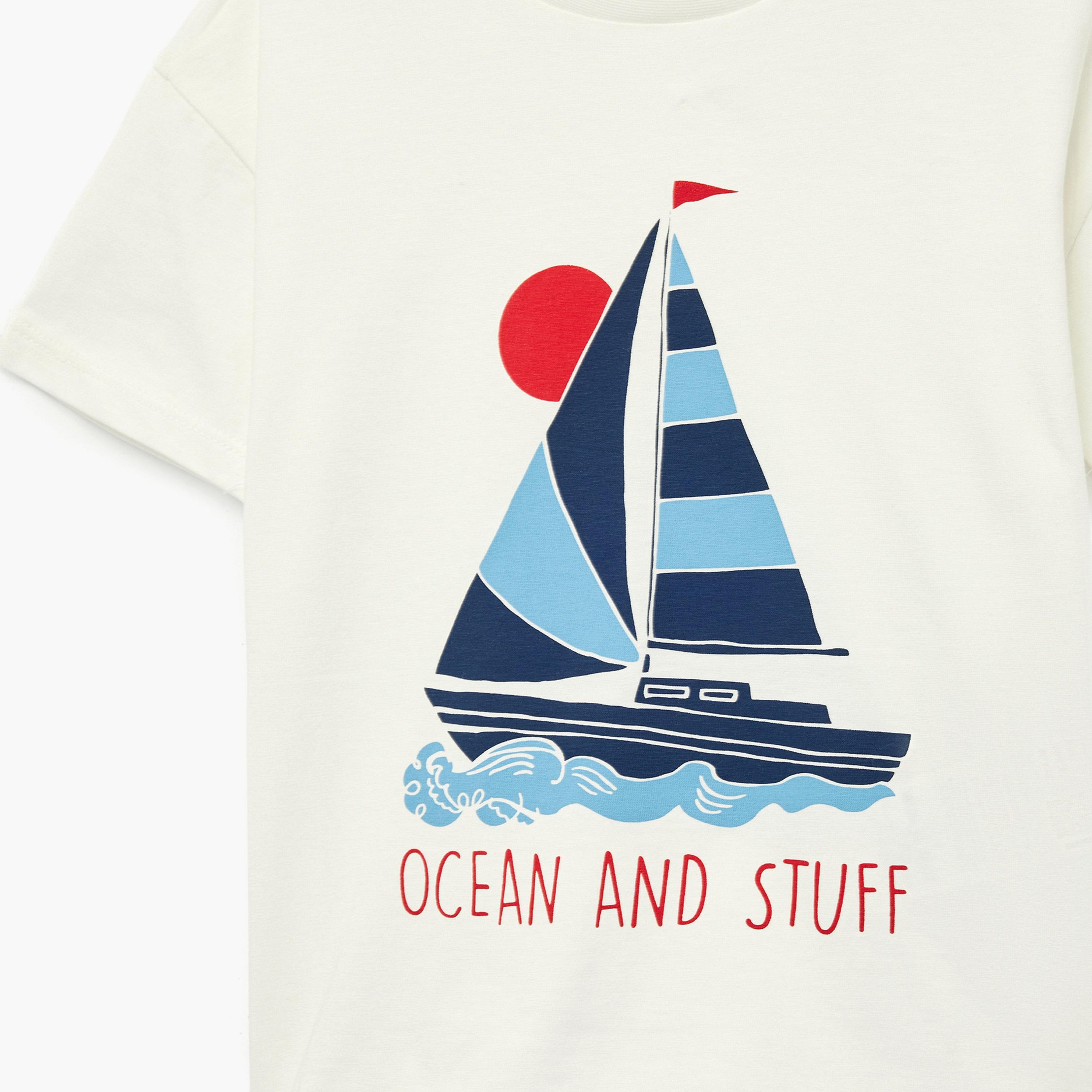 تي شيرت بطبعة قارب بأكمام قصيرة من كوتون-boys-clothing-tshirtsandpolos-image-3