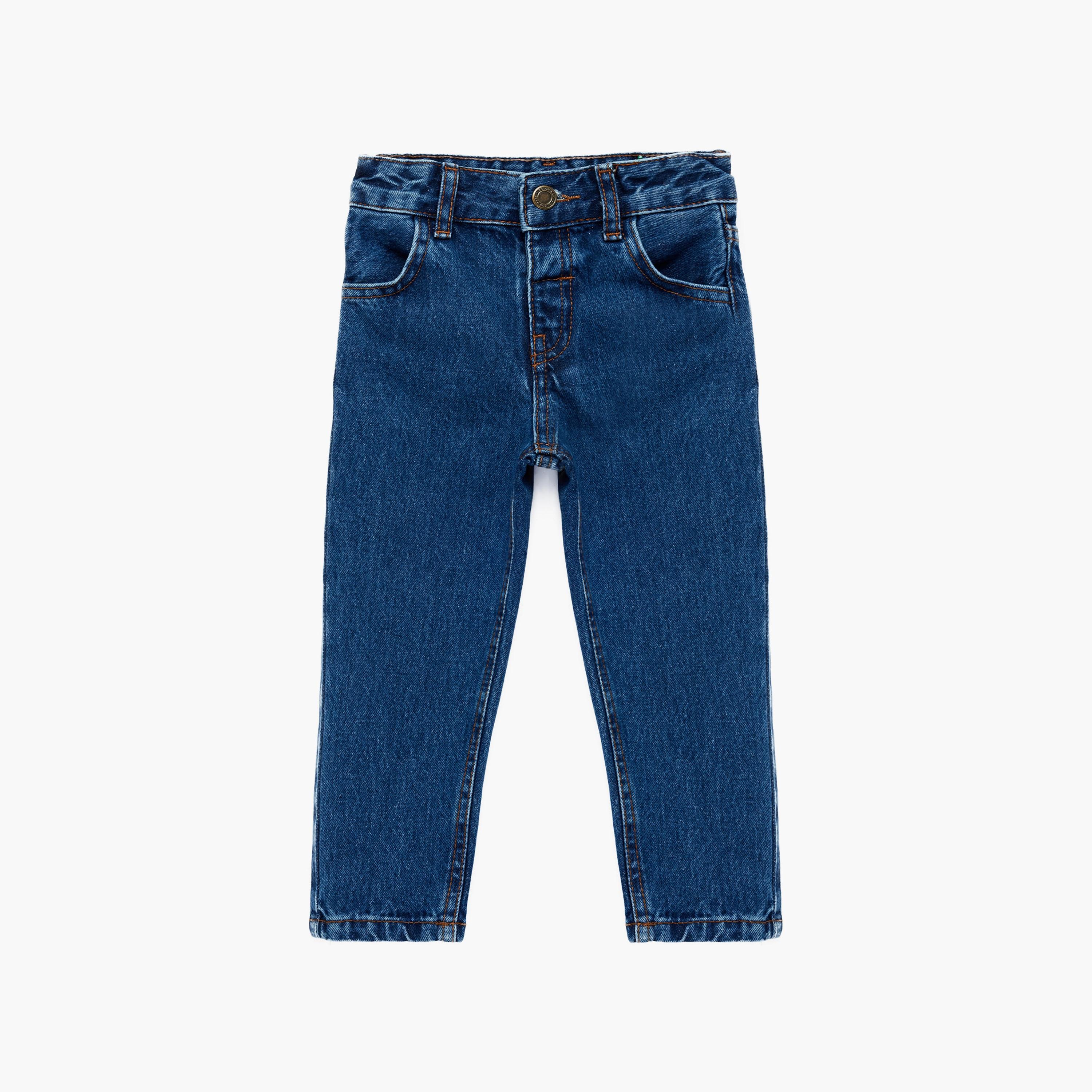 Koton Pocketed Buttoned Jeans-boys-clothing-bottoms-jeans-image-1