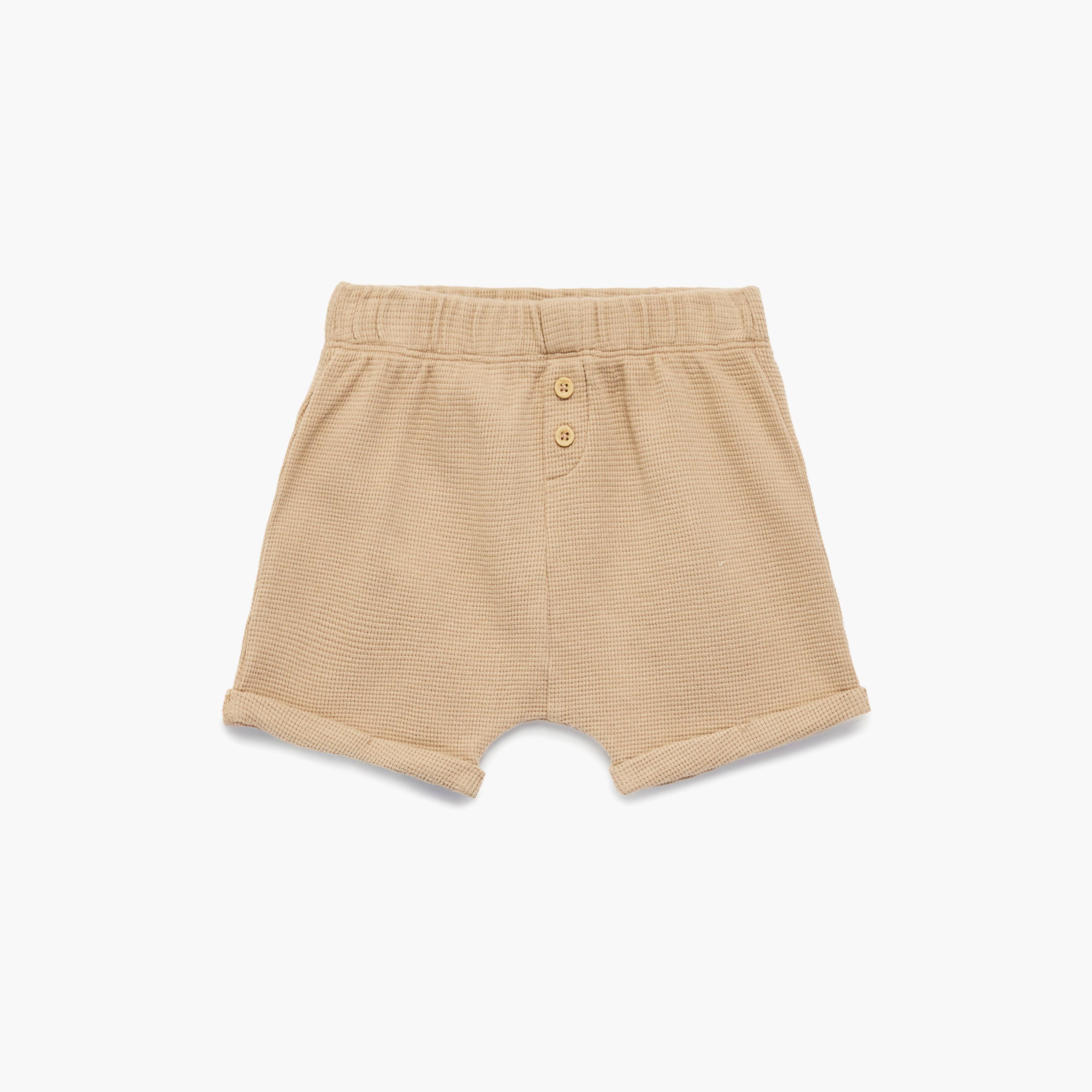 شورت قطن بخصر مطاطي من كوتون-boys-clothing-bottoms-shorts-image-1