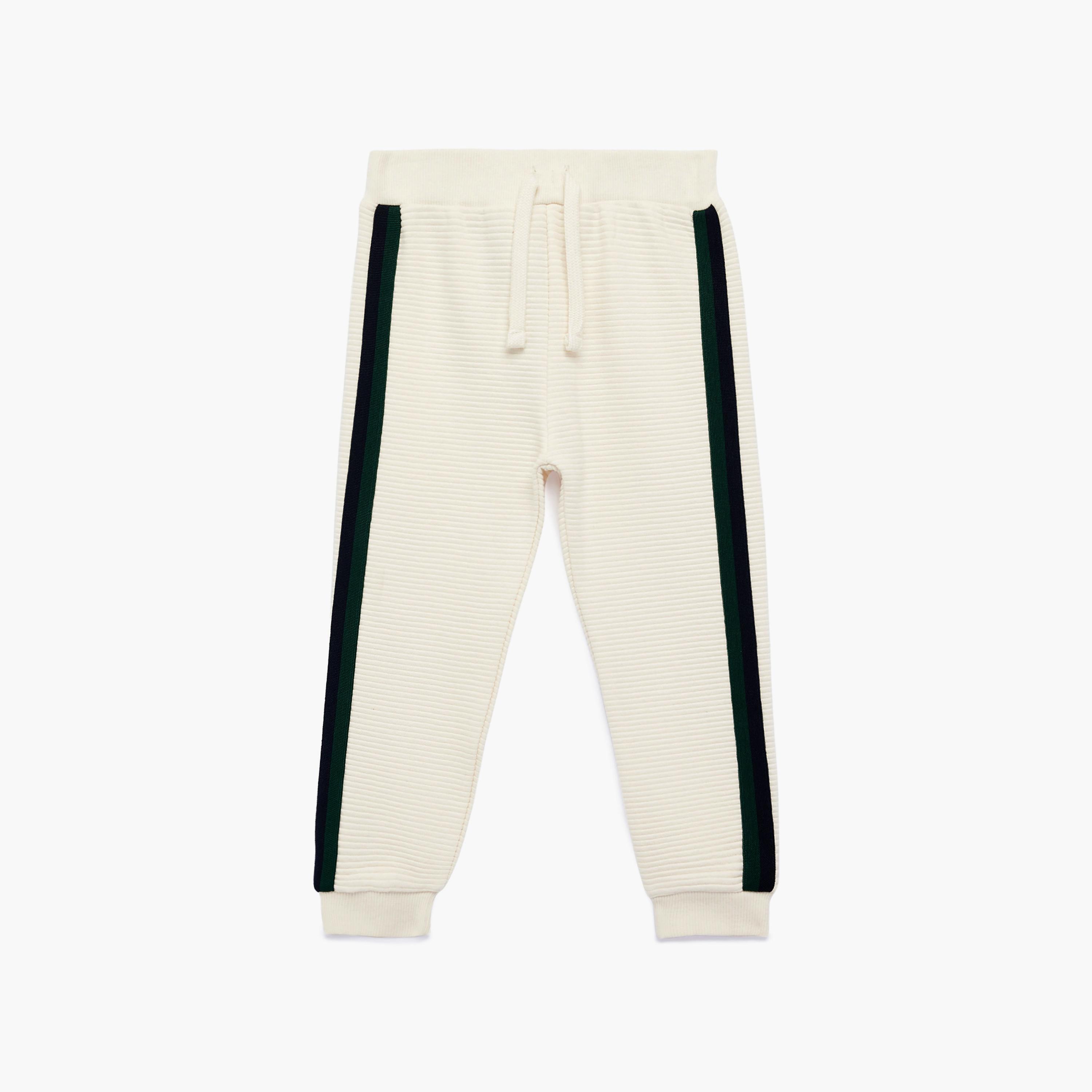 Koton Drawstring Elastic Waist Cotton Stripe Joggers-boys-clothing-bottoms-joggersandtrackpants-image-1