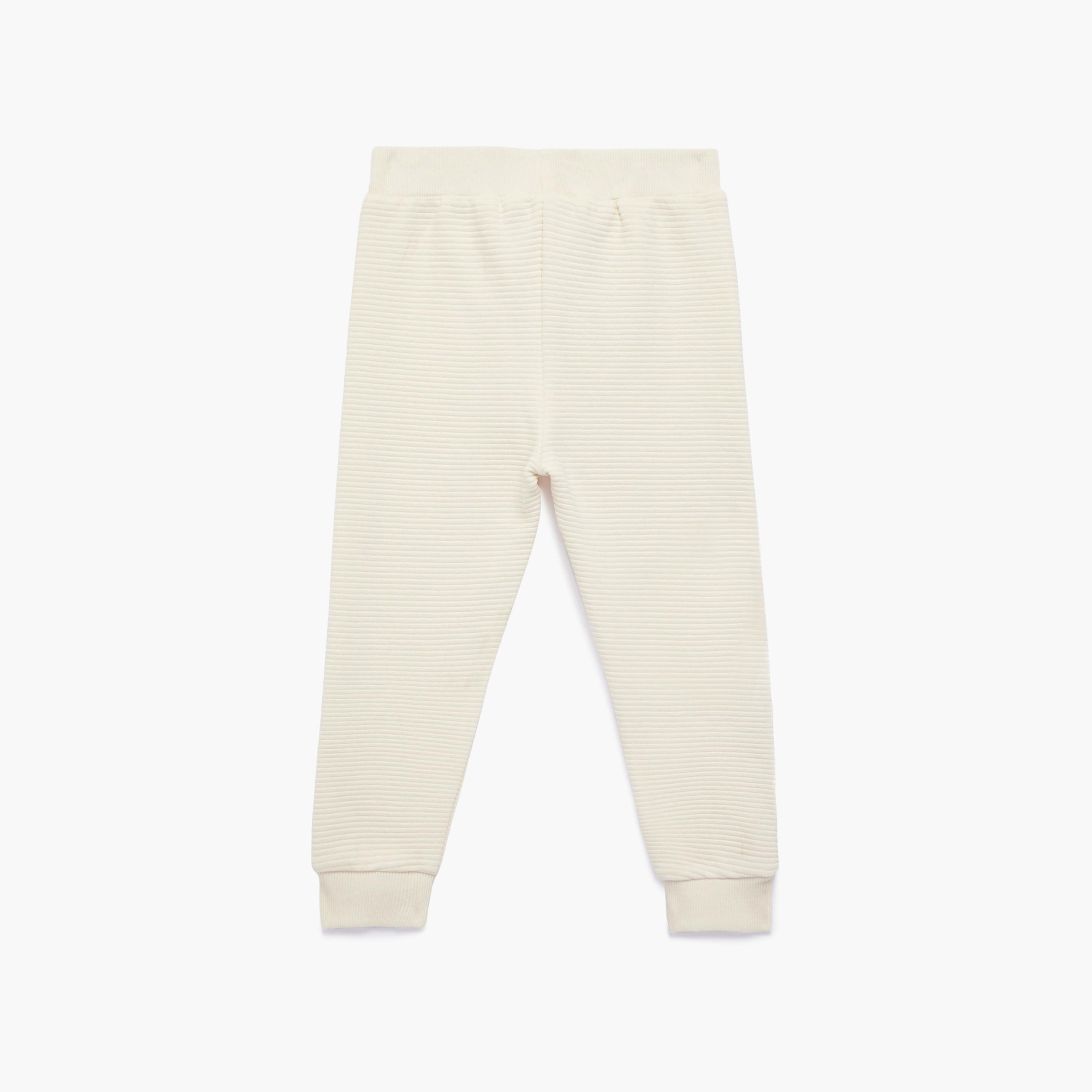 Koton Drawstring Elastic Waist Cotton Stripe Joggers-boys-clothing-bottoms-joggersandtrackpants-image-2
