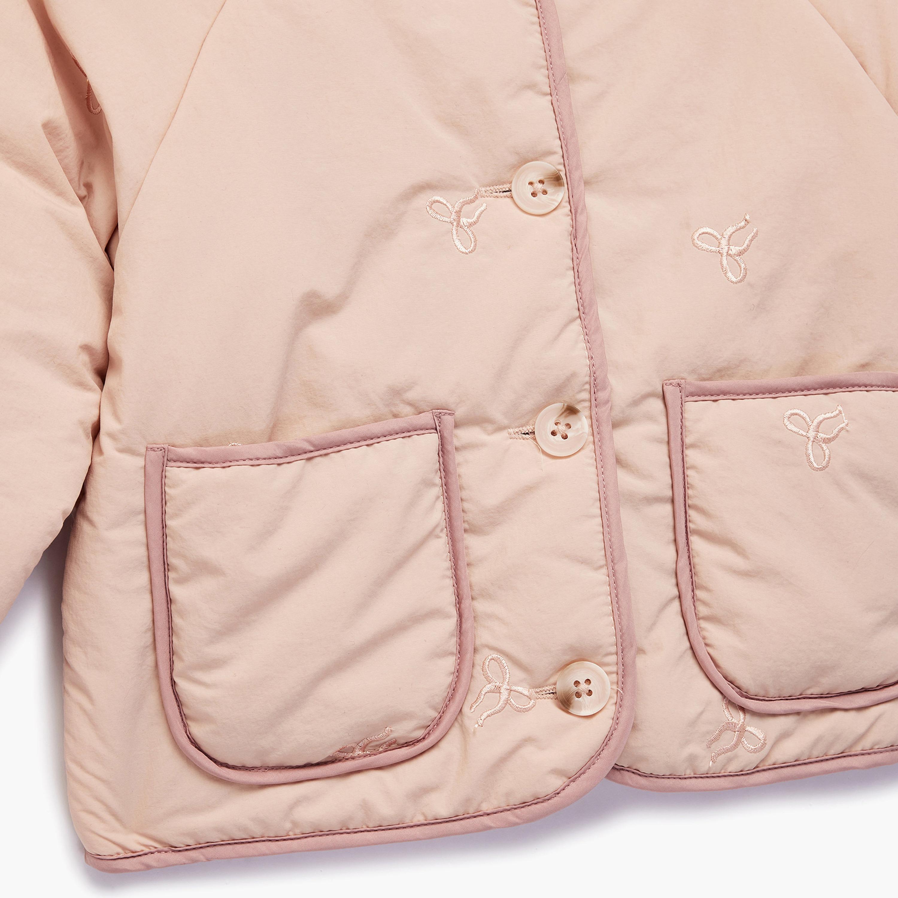 جاكيت بجيوب وأكمام طويلة من كوتون-girls-clothing-jacketsandcoats-image-3