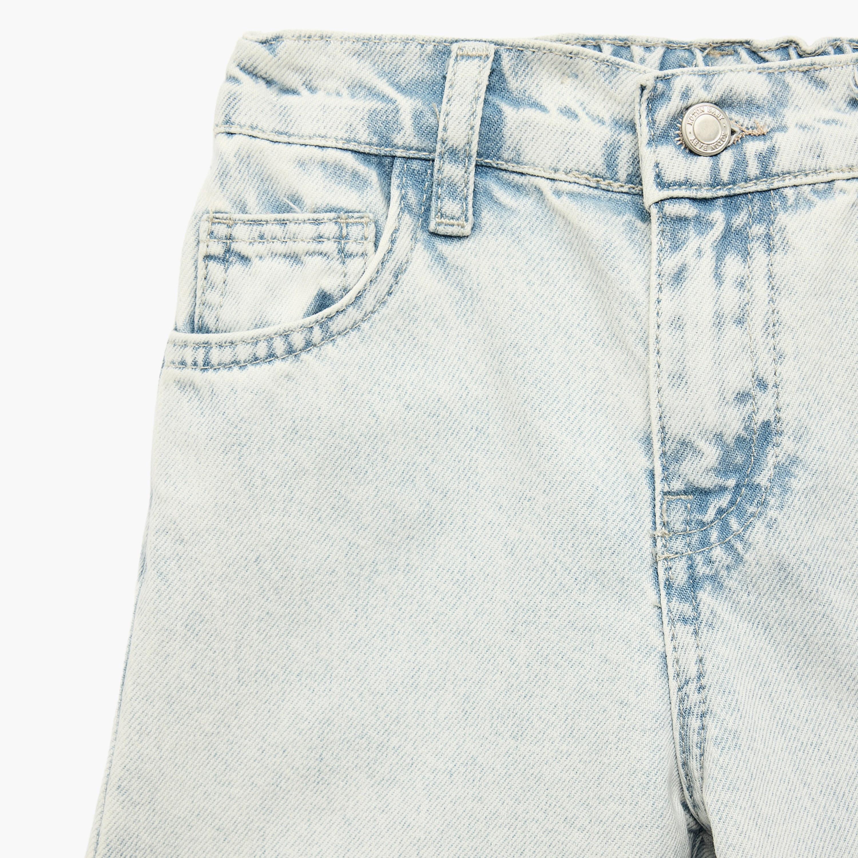 بنطلون جينز بقصة "بالون فيت" بطول كامل من كوتون-girls-clothing-bottoms-jeansandjeggings-image-3