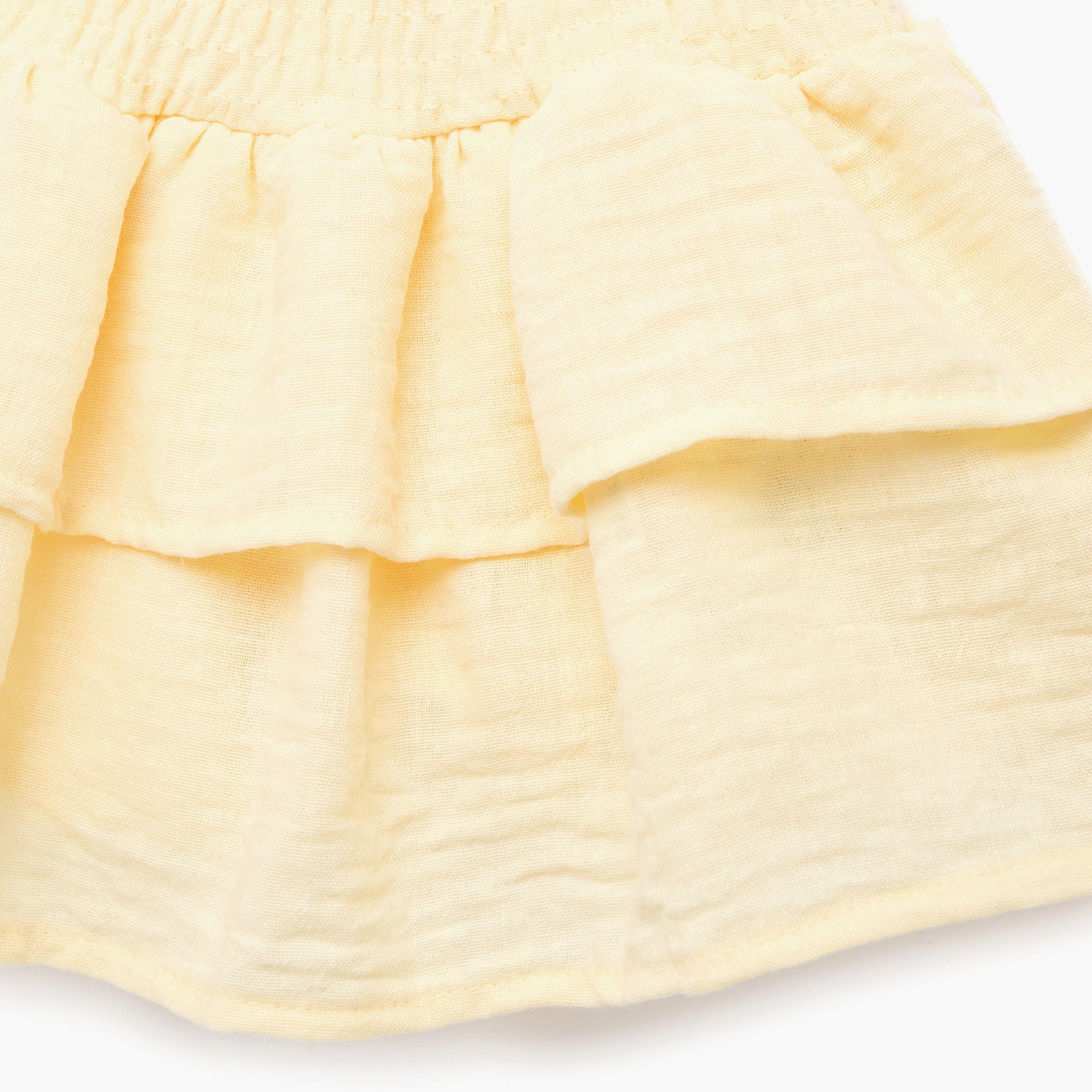 Koton Below Knee Gipped Layered Ruffle Skirt-girls-clothing-bottoms-skirts-image-3